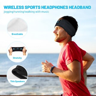 Foto 3 | Diadema con Auriculares Bluetooth Ajustable para Dormir Voerou - Venta Internacional