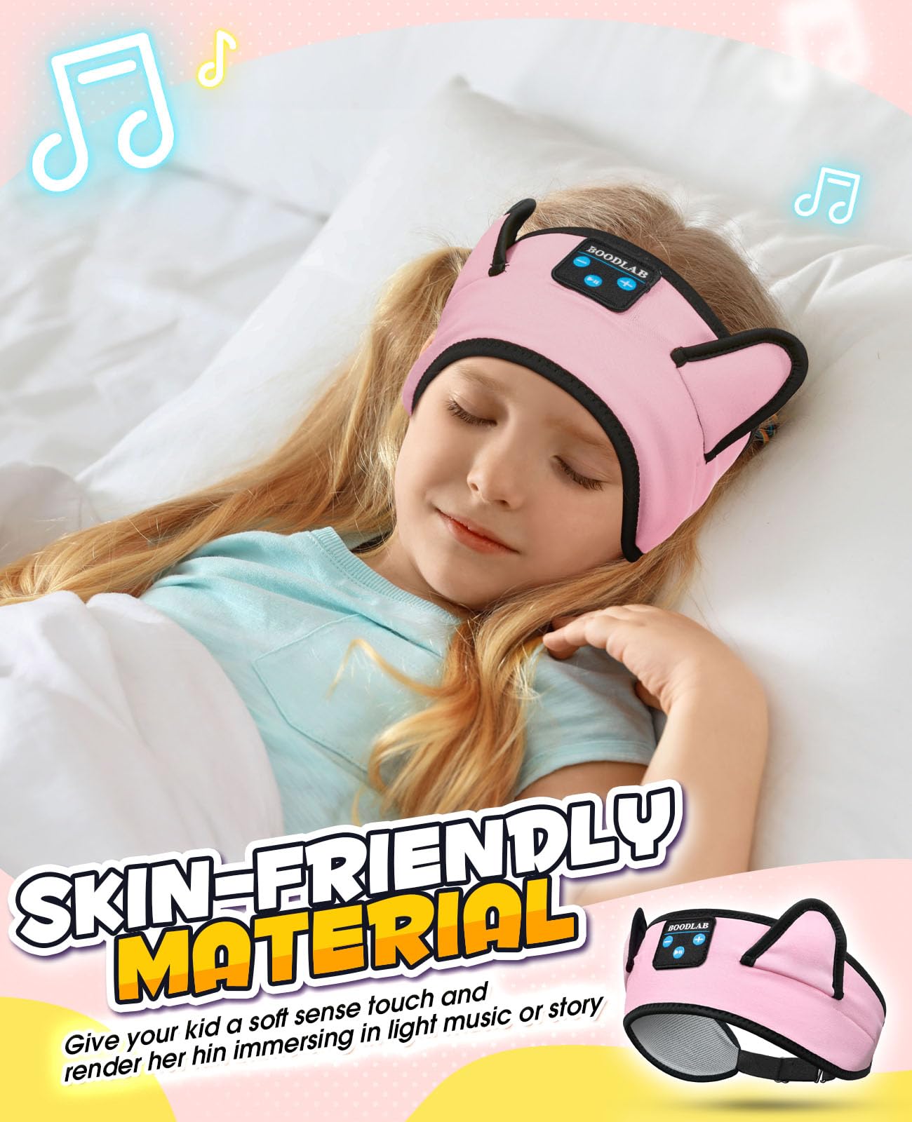 Foto 4 pulgar | Auriculares con Diadema Boodlab Kids Bluetooth Inalámbricos y con Cable - Venta Internacional