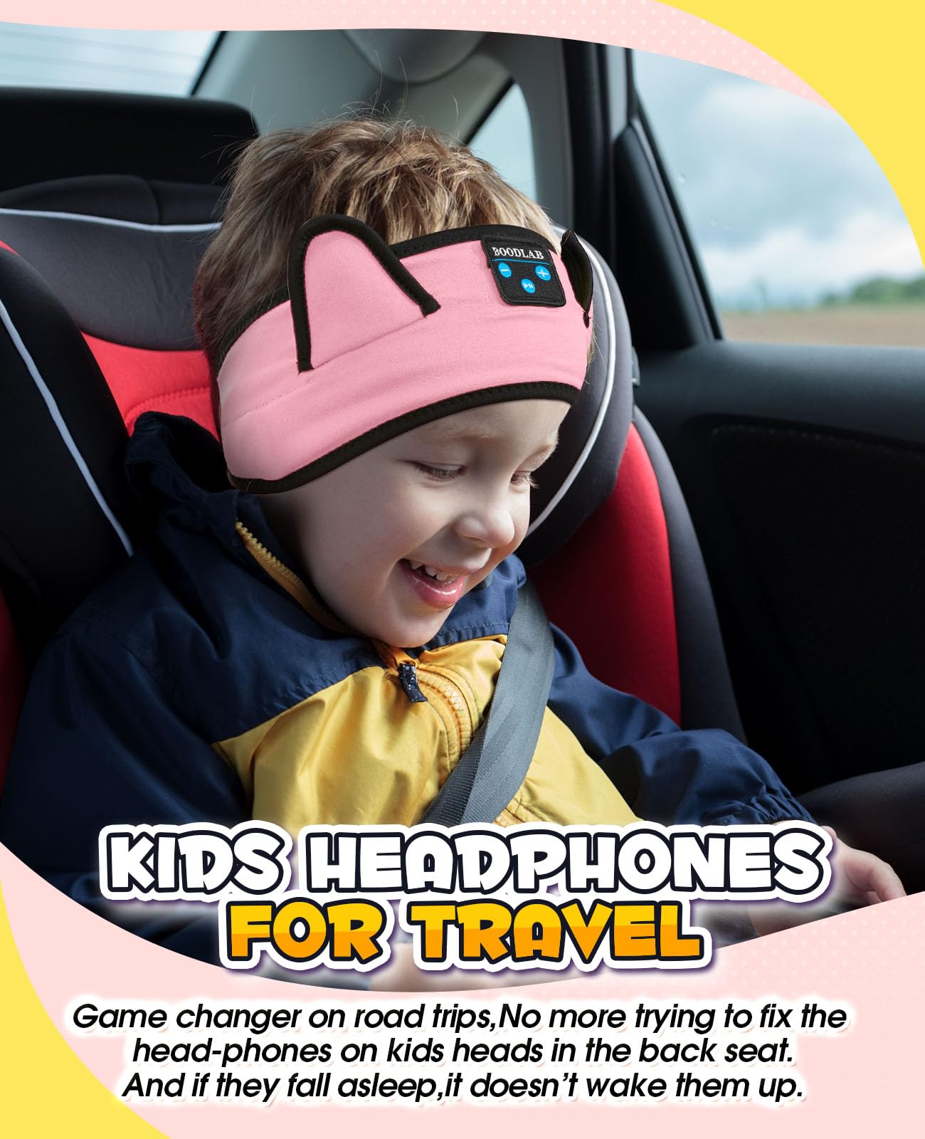 Foto 7 pulgar | Auriculares con Diadema Boodlab Kids Bluetooth Inalámbricos y con Cable - Venta Internacional