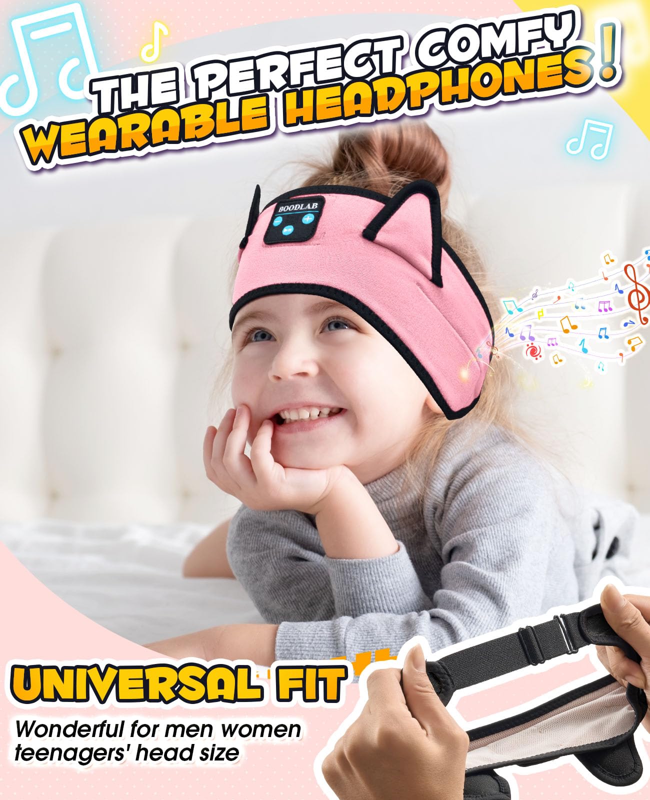 Foto 8 pulgar | Auriculares con Diadema Boodlab Kids Bluetooth Inalámbricos y con Cable - Venta Internacional