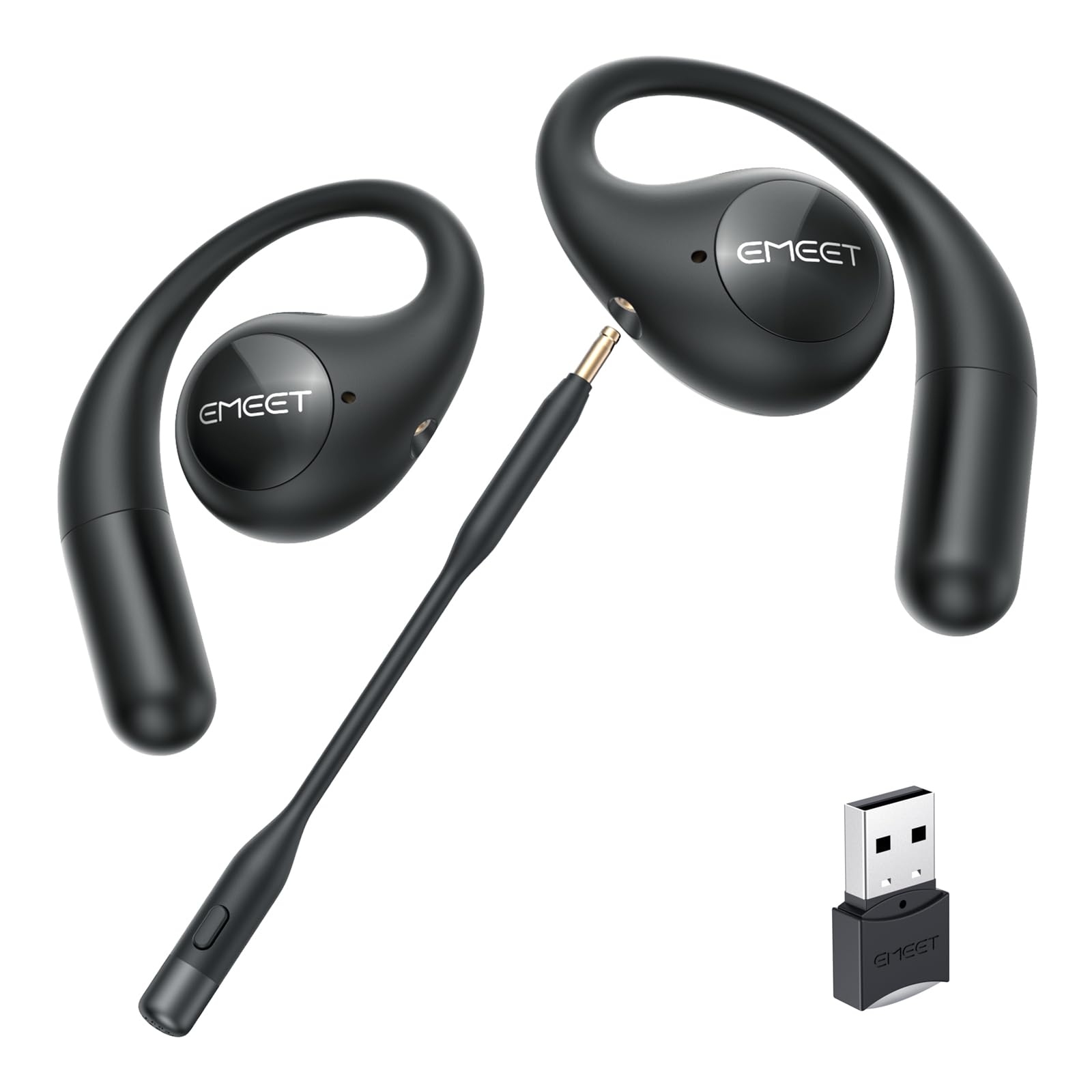 Auriculares Abiertos Emeet Airflow Bluetooth 5.3 Con Micrófono - Venta Internacional.
