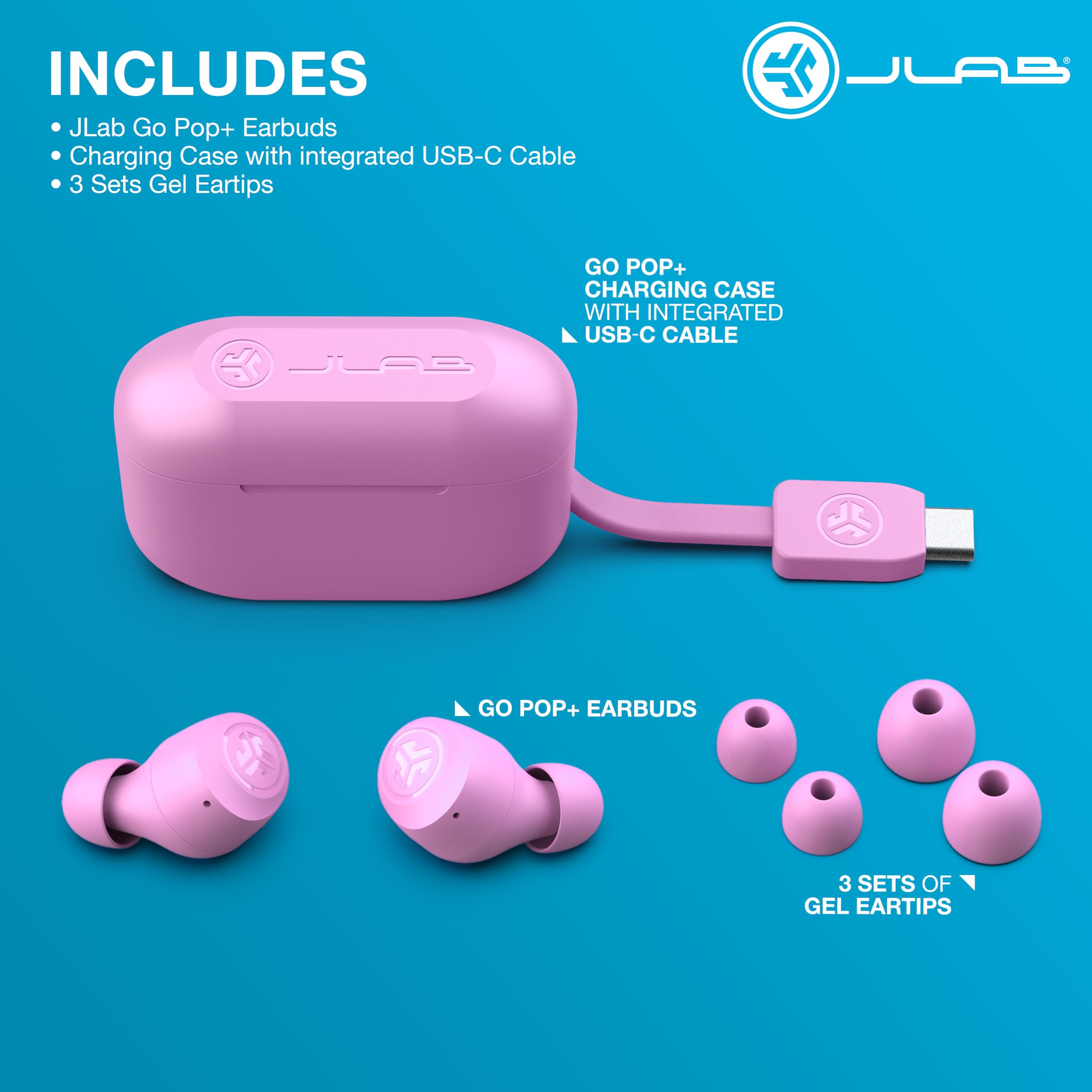 Foto 8 pulgar | Audífonos True Wireless Jlab Go Air Pop con Bluetooth-Venta Internacional