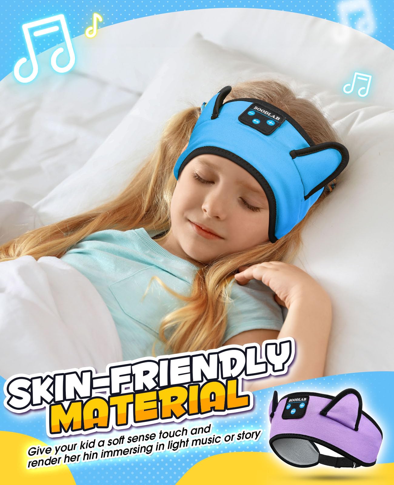Foto 3 pulgar | Auriculares Con Diadema Boodlab Kids - Venta Internacional
