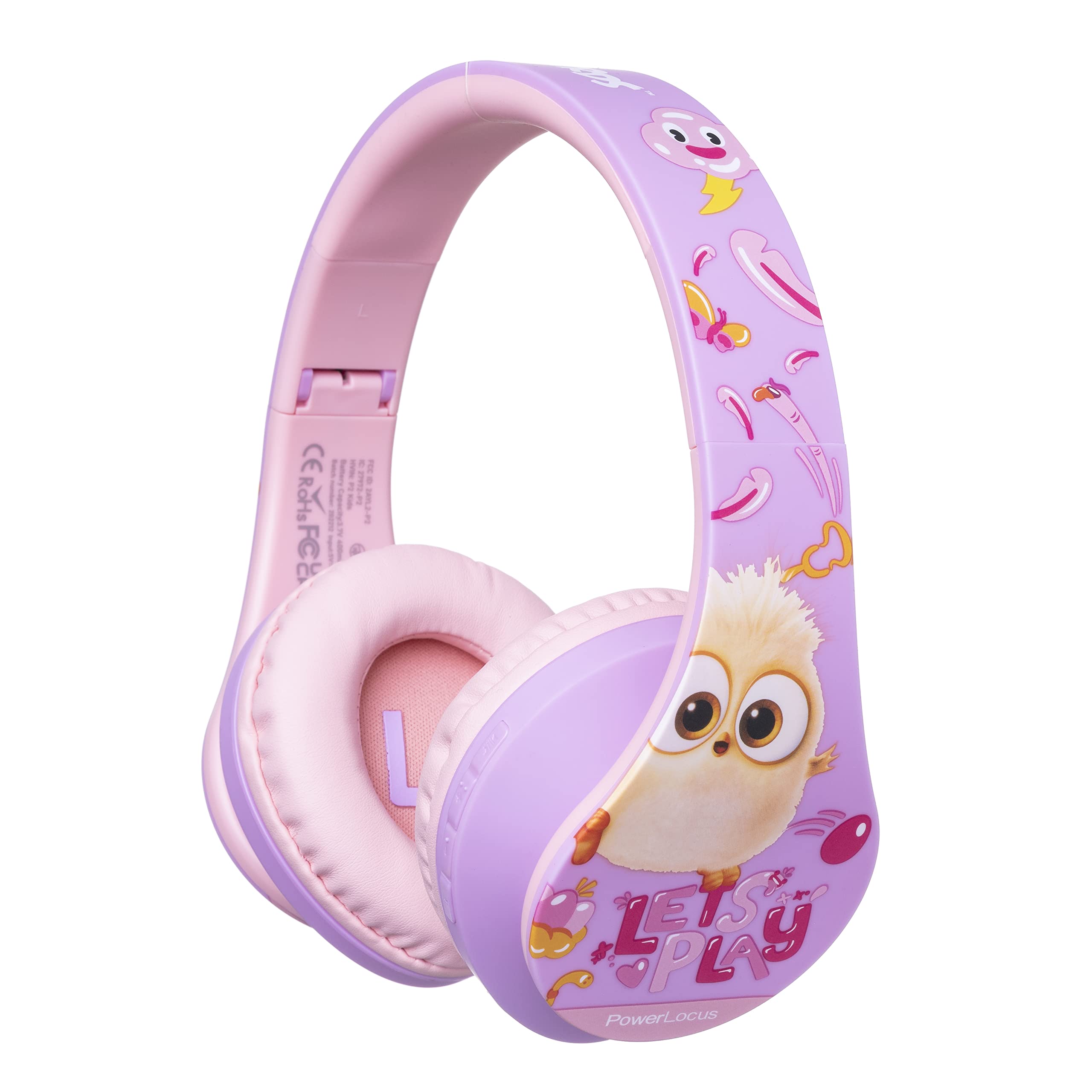 Auriculares Powerlocus Angry Birds Edition Bluetooth Para Niños - Venta Internacional.