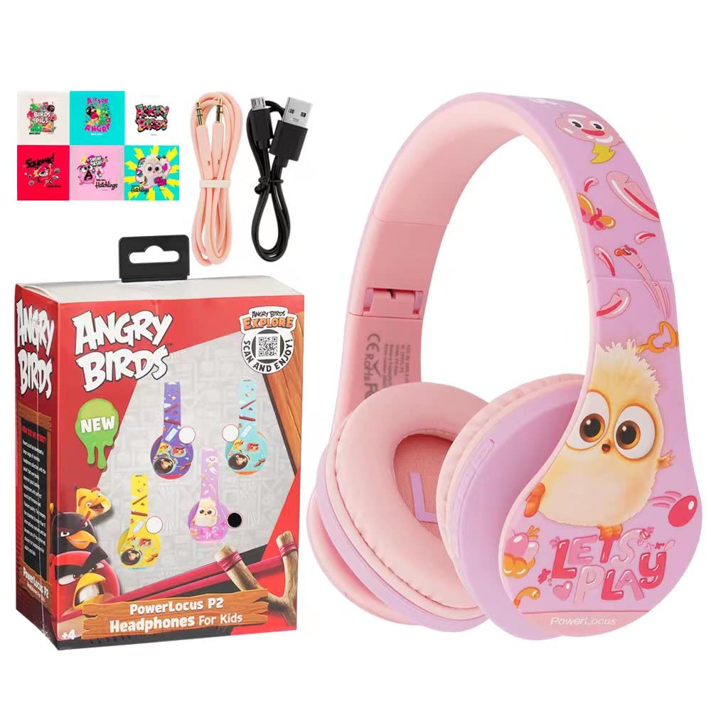 Foto 8 pulgar | Auriculares Powerlocus Angry Birds Edition Bluetooth Para Niños - Venta Internacional.