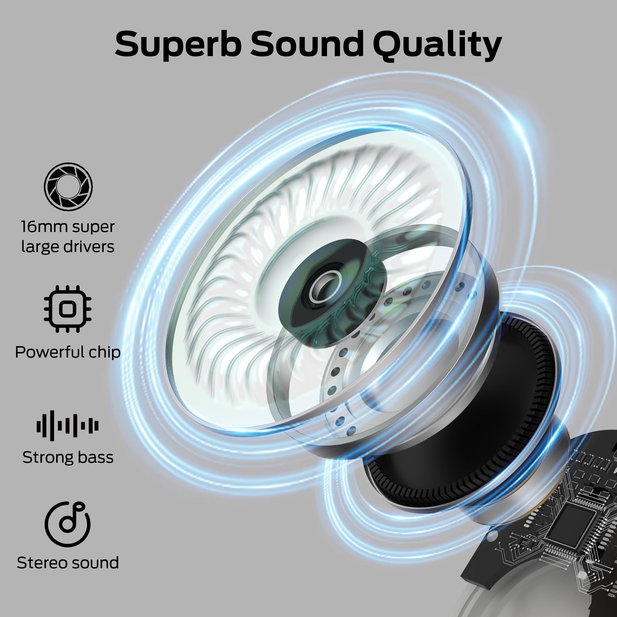 Foto 3 | Auriculares Open Ear Monster Open Free Ac100 Bluetooth 5.3 - Venta Internacional.