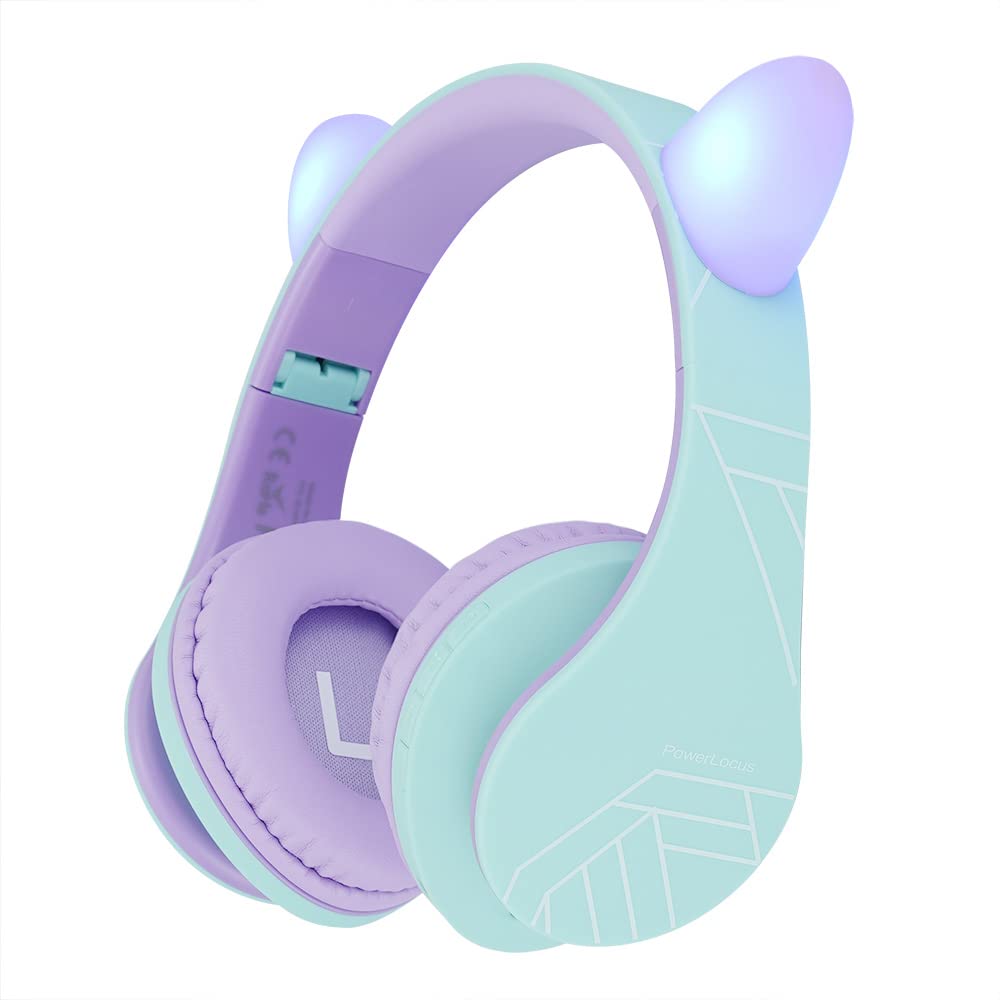Foto 2 pulgar | Auriculares Powerlocus Para Niños Con Bluetooth 5.0 85db - Venta Internacional.