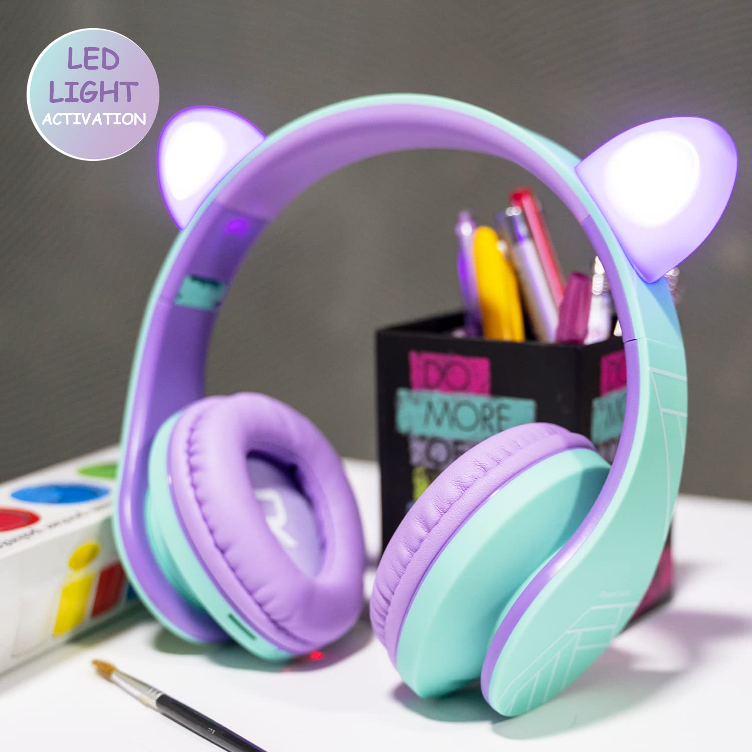 Foto 3 pulgar | Auriculares Powerlocus Para Niños Con Bluetooth 5.0 85db - Venta Internacional.