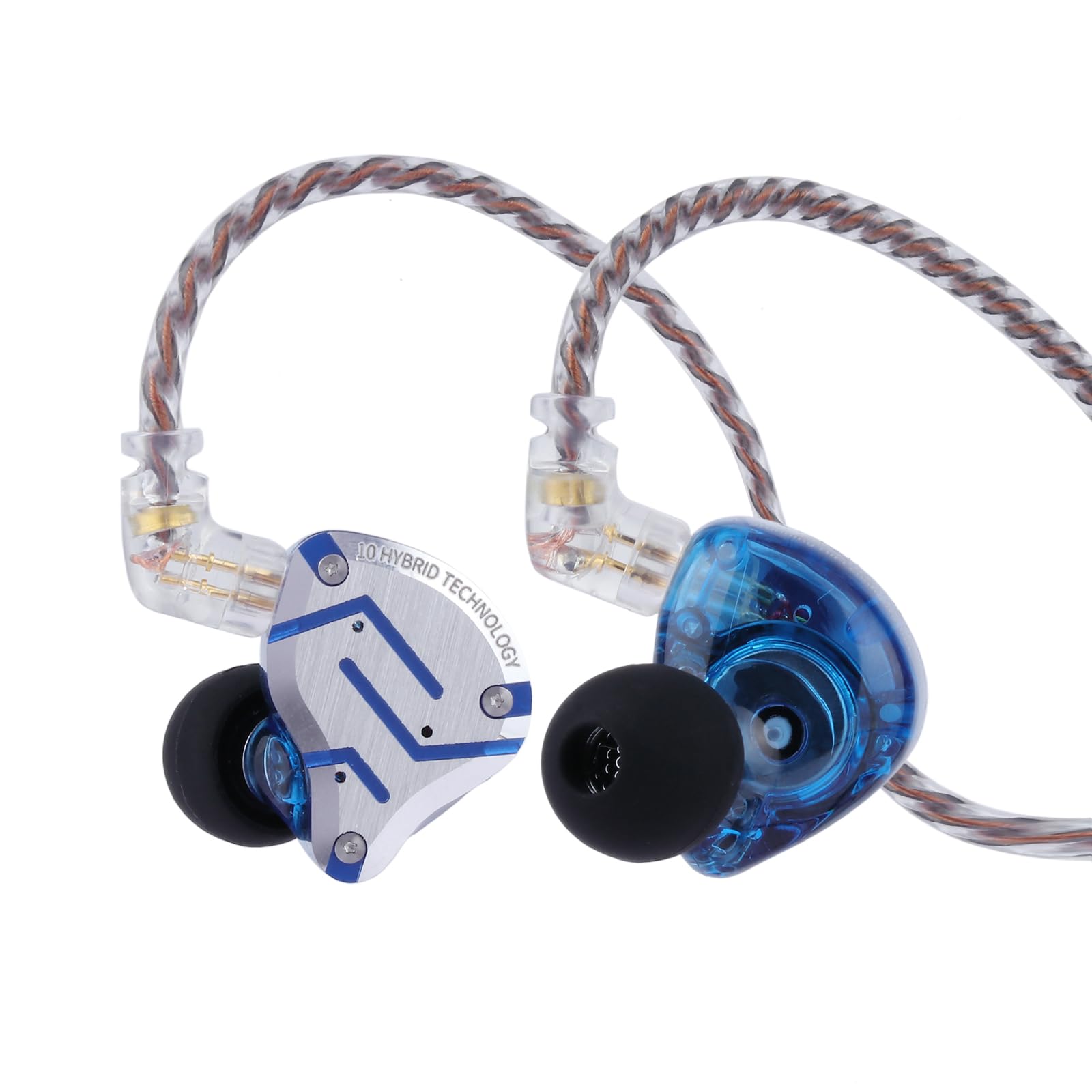 Foto 2 pulgar | Auriculares Linsoul Kz Zs10 Pro 4ba+1dd 5 Driver Hifi Con Cable Azul - Venta Internacional