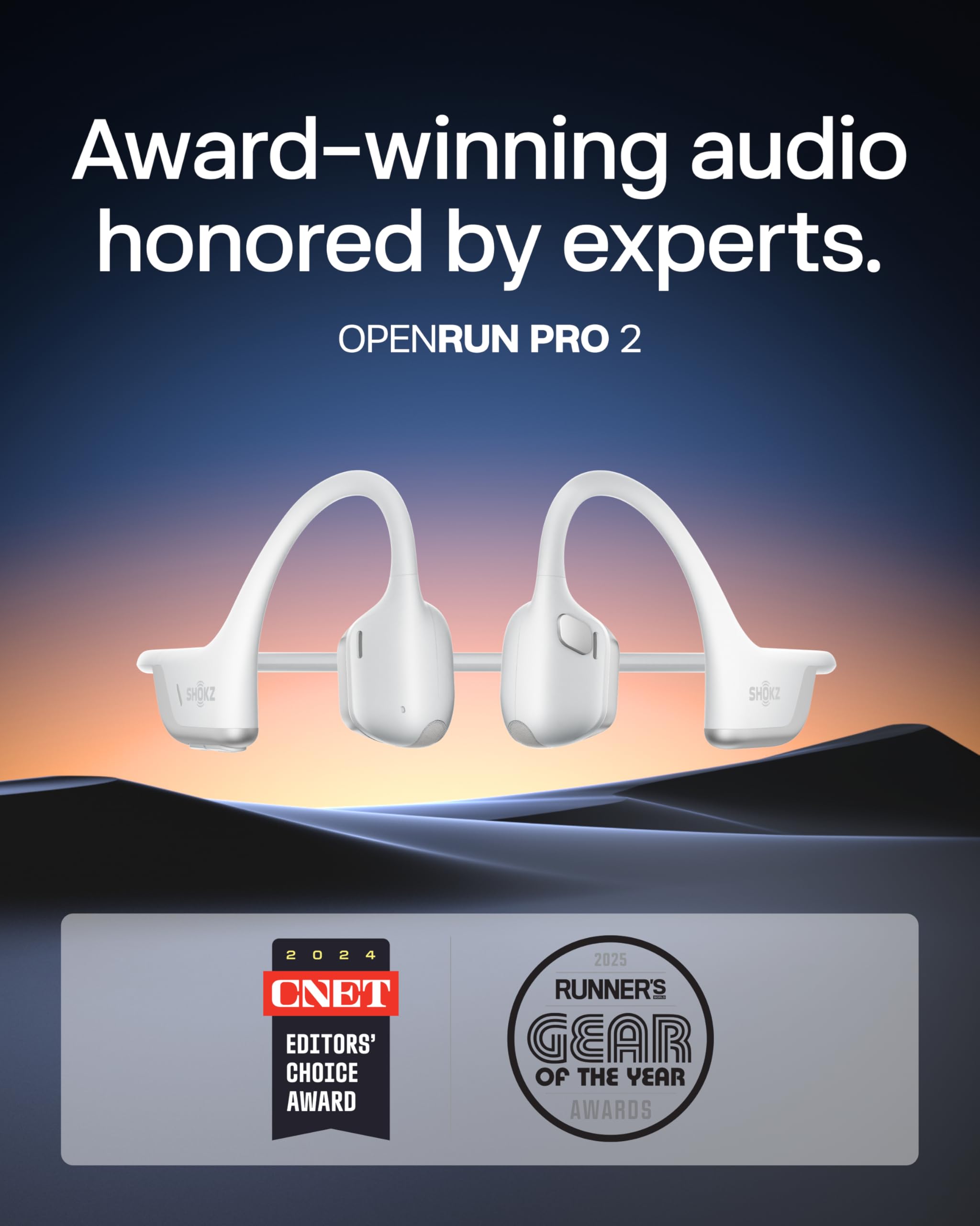 Foto 2 | Auriculares Deportivos de Conducción Ósea Openrun Pro 2 Shokz - Venta Internacional