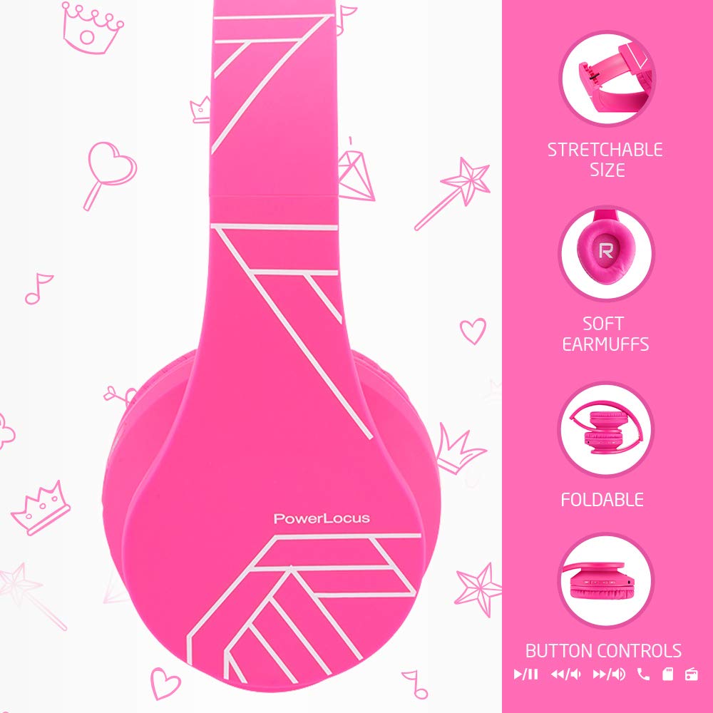 Foto 3 pulgar | Auriculares Inalámbricos Powerlocus P2 Bluetooth Para Niños Con Micrófono De 85 Db - Venta Internacional.