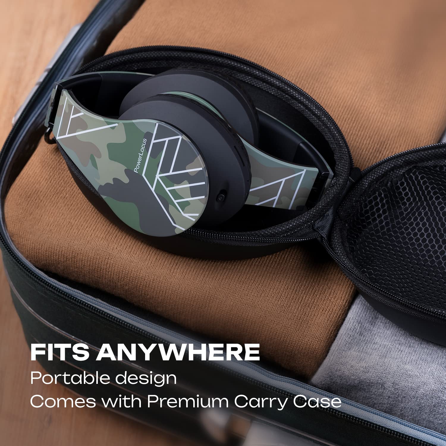 Foto 6 pulgar | Auriculares Supraaurales Bluetooth Powerlocus Inalámbricos Estéreo - Venta Internacional.