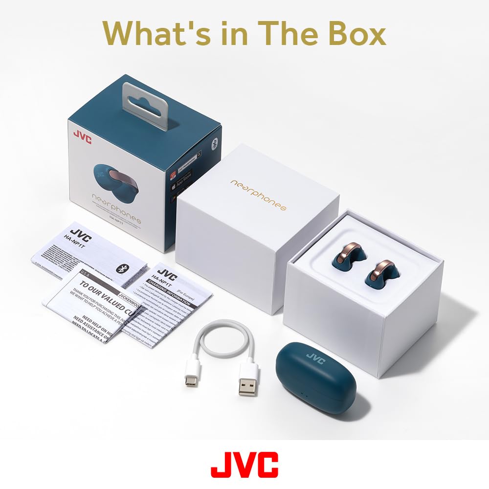 Foto 7 | Auriculares Inalámbricos Jvc Hanp1th Open Ear-cuffs Bt 5.3 Grey - Venta Internacional
