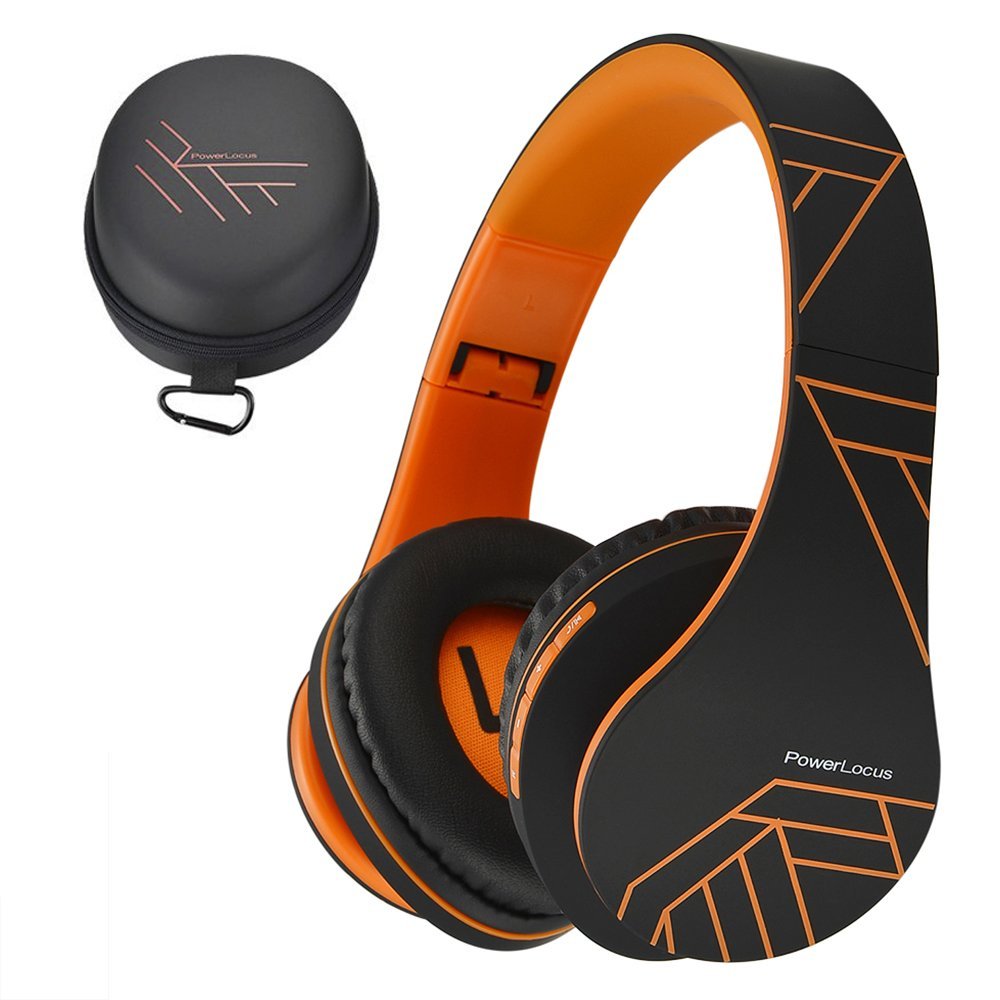 Foto 2 pulgar | Auriculares Supraaurales Bluetooth Powerlocus Inalámbricos Negro - Venta Internacional