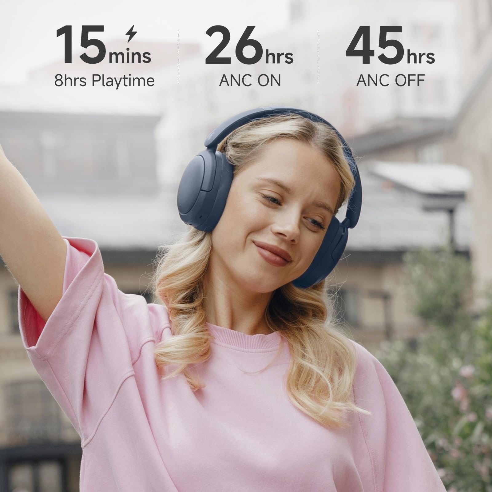 Foto 7 pulgar | Auriculares Edifier V80 Hybrid Anc Bluetooth 45h Playtime - Venta Internacional.
