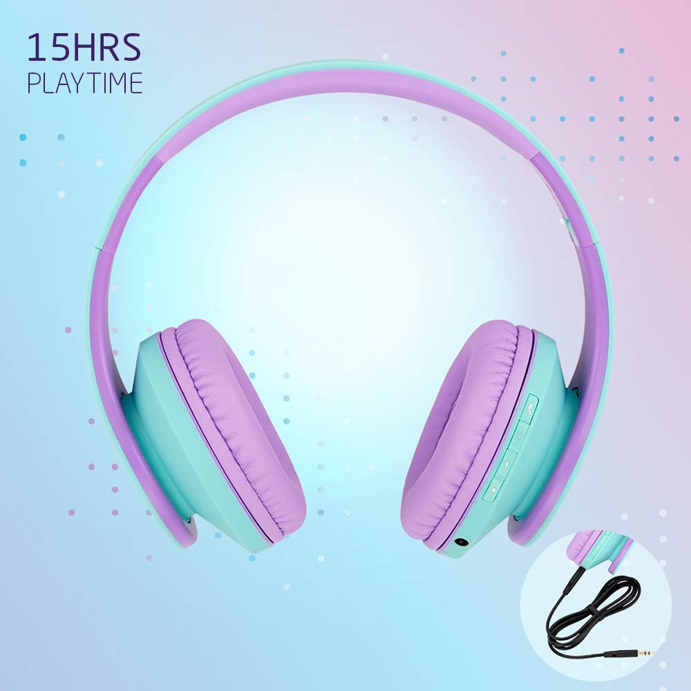 Foto 7 pulgar | Auriculares Powerlocus Para Niños Con Bluetooth 5.0 85db - Venta Internacional.