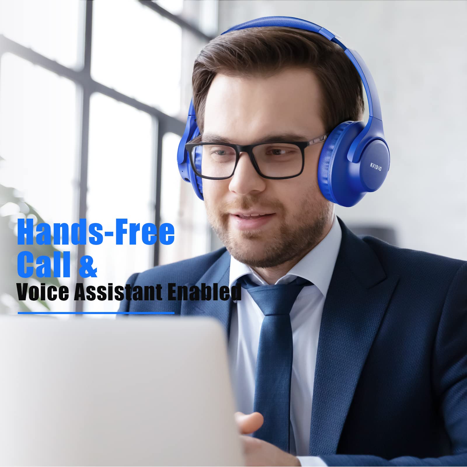 Foto 4 pulgar | Auriculares Bluetooth Kvidio Over Ear - Venta Internacional