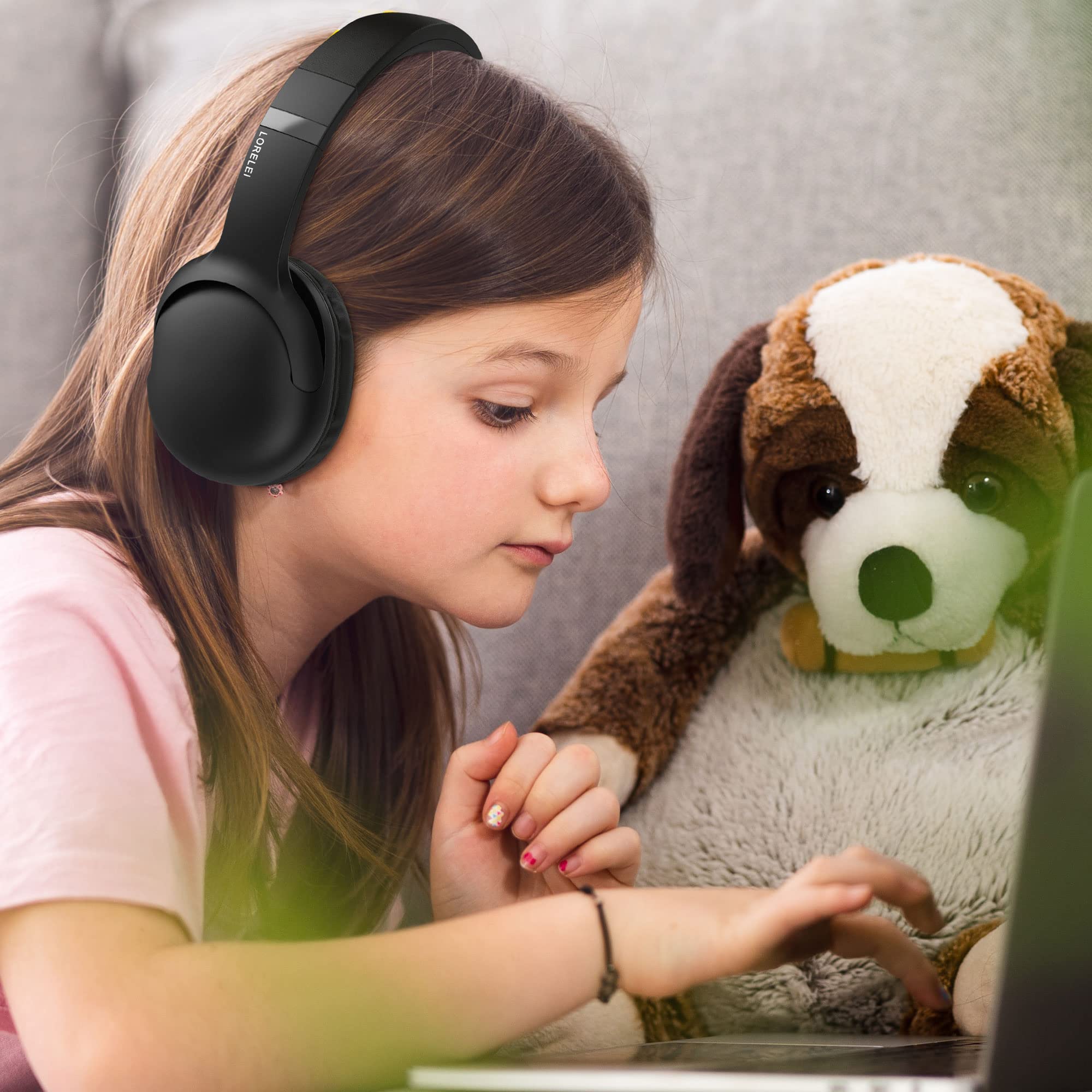 Foto 7 pulgar | Auriculares Lorelei E5 con Cable Plegables para Niños - Venta Internacional