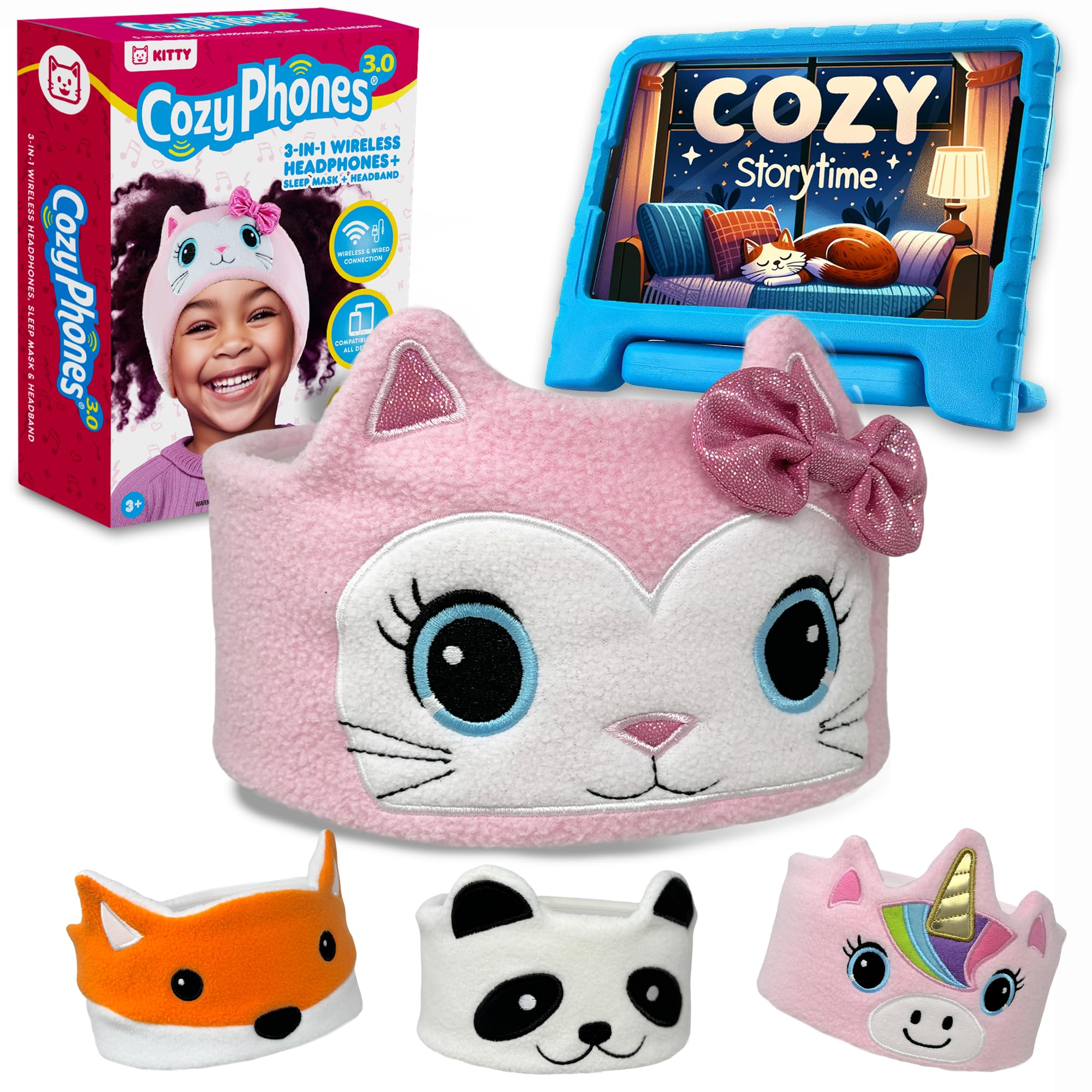 Auriculares Inalámbricos Cozyphones Para Niños Pequeños Con Límite De Volumen - Venta Internacional.