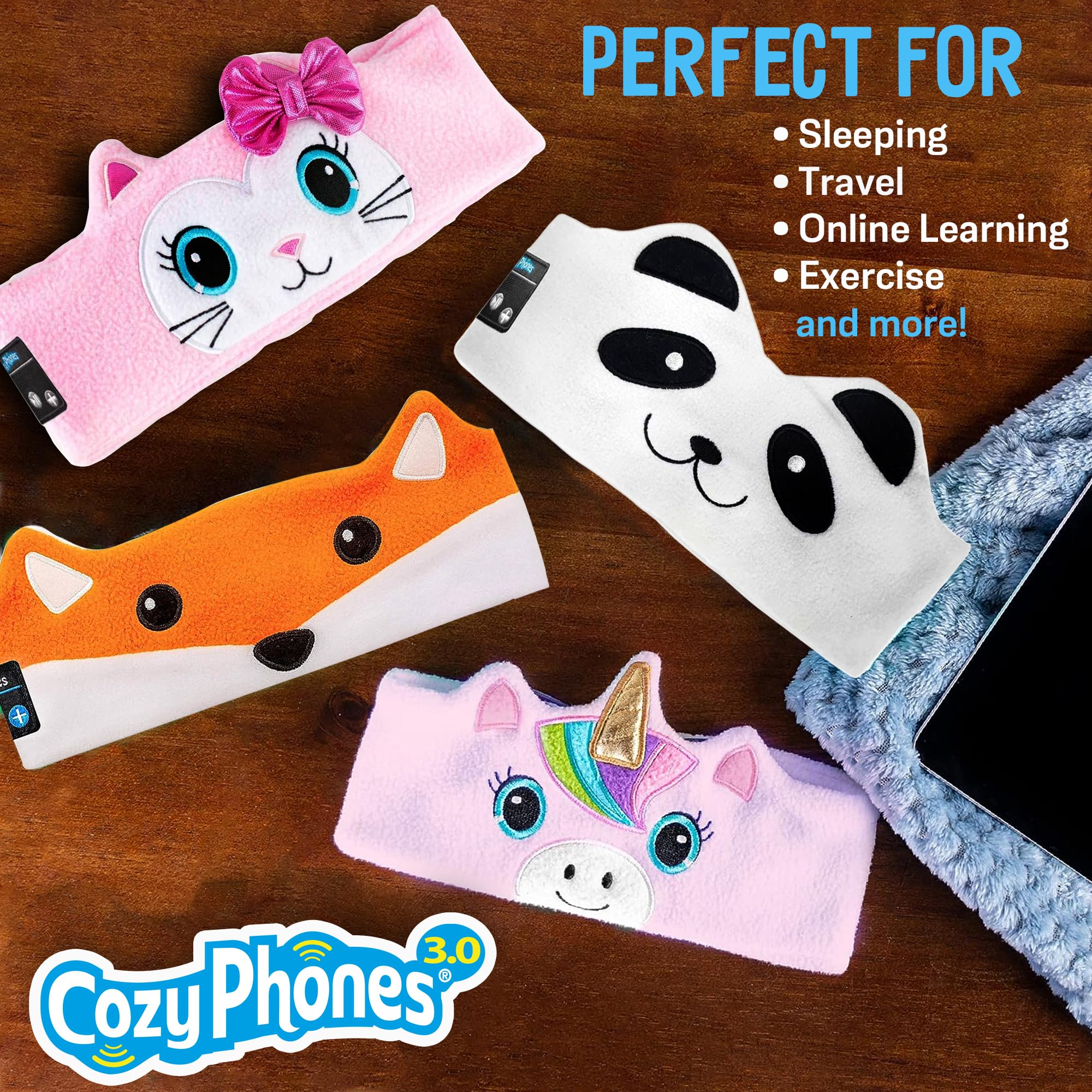 Foto 8 pulgar | Auriculares Inalámbricos Cozyphones Para Niños Pequeños Con Límite De Volumen - Venta Internacional.