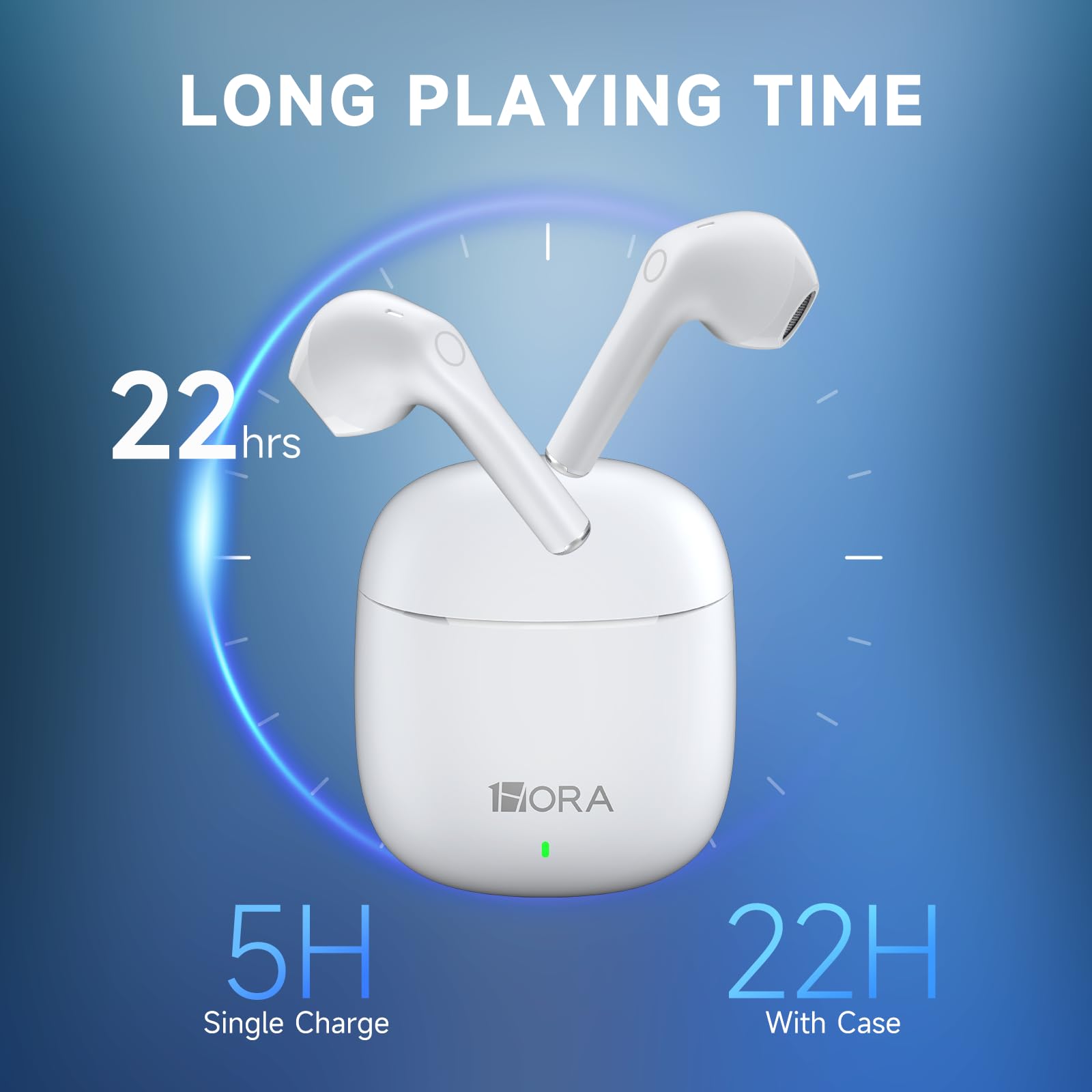Foto 3 pulgar | Auriculares Inalámbricos 1 Hora Aut201 Bluetooth 5.3 Con Micrófono Para Iphone - Venta Internacional.