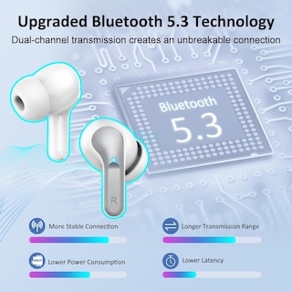 Foto 3 | Audífonos True Wireless Ordtop con Bluetooth-Venta Internacional