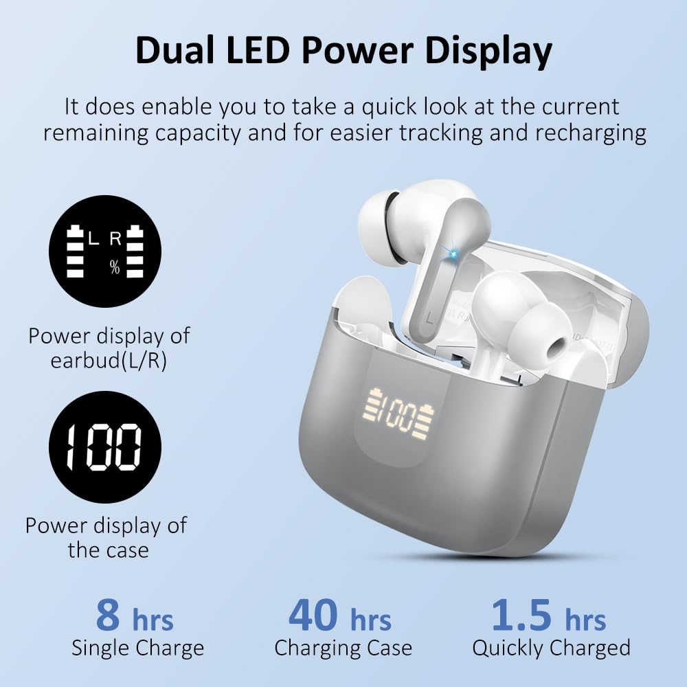Foto 5 pulgar | Audífonos True Wireless Ordtop con Bluetooth-Venta Internacional
