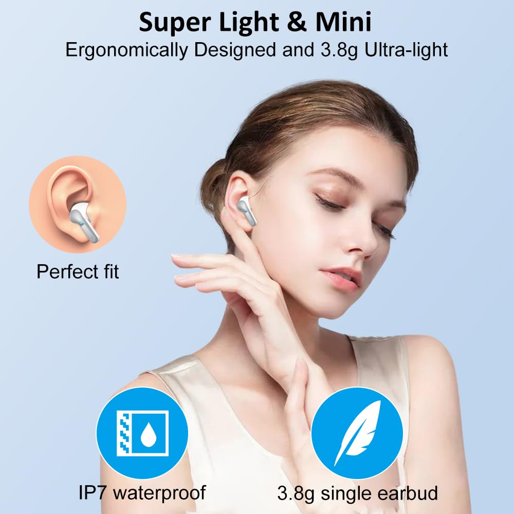 Foto 5 | Audífonos True Wireless Ordtop con Bluetooth-Venta Internacional