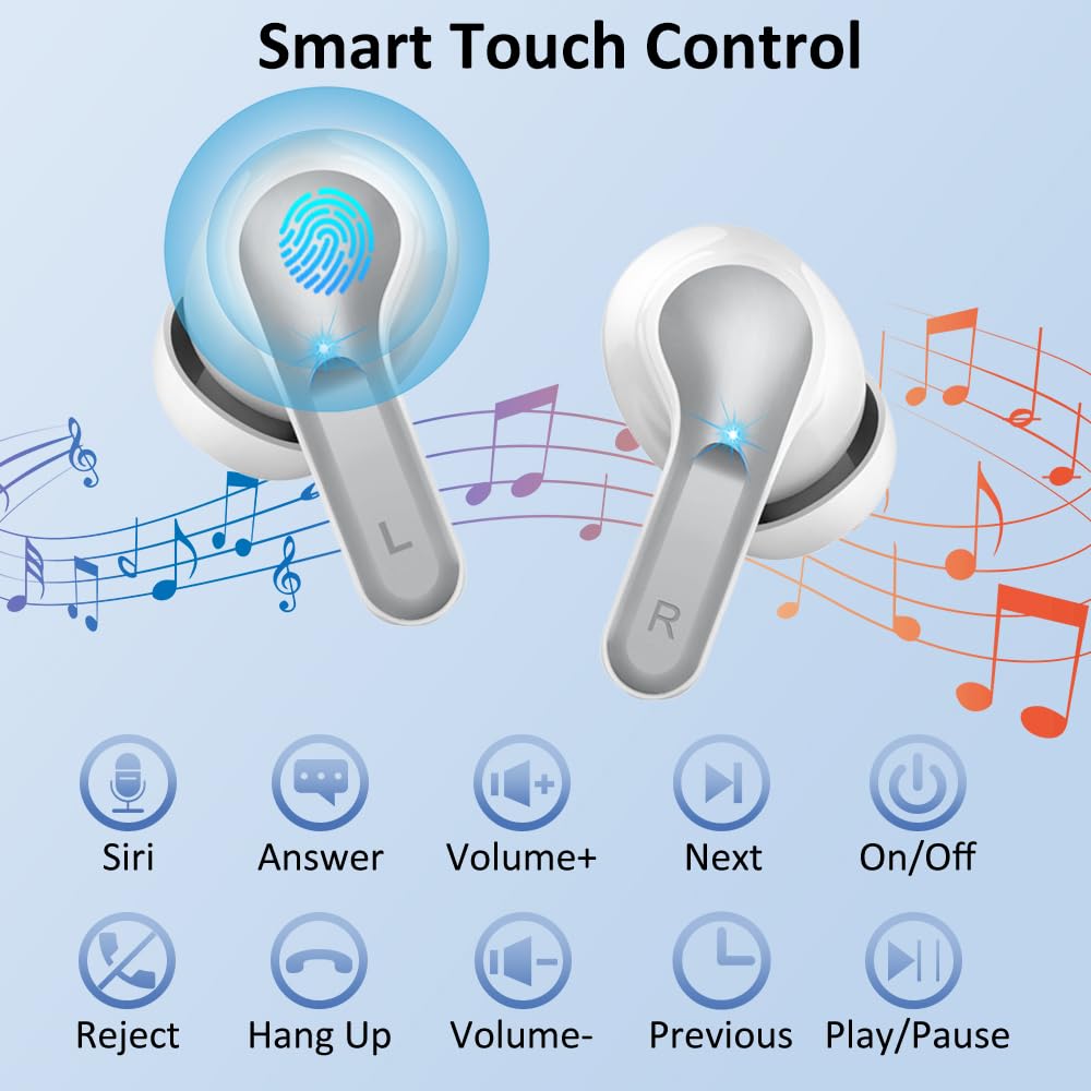 Foto 7 | Audífonos True Wireless Ordtop con Bluetooth-Venta Internacional