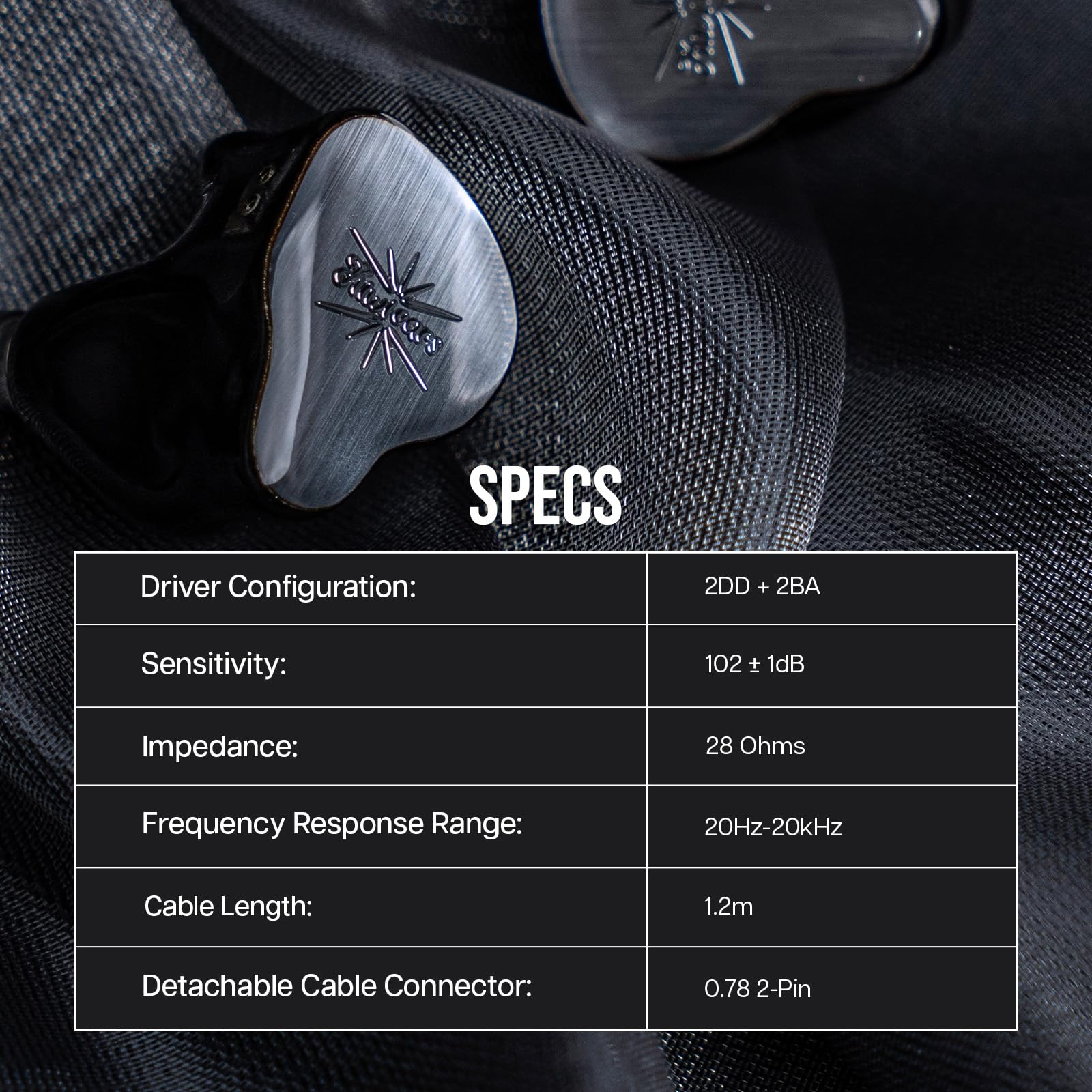 Foto 7 pulgar | Monitor Auditivo Linsoul Kiwi Ears Ke4 2dd+2ba Hybrid Silver - Venta Internacional