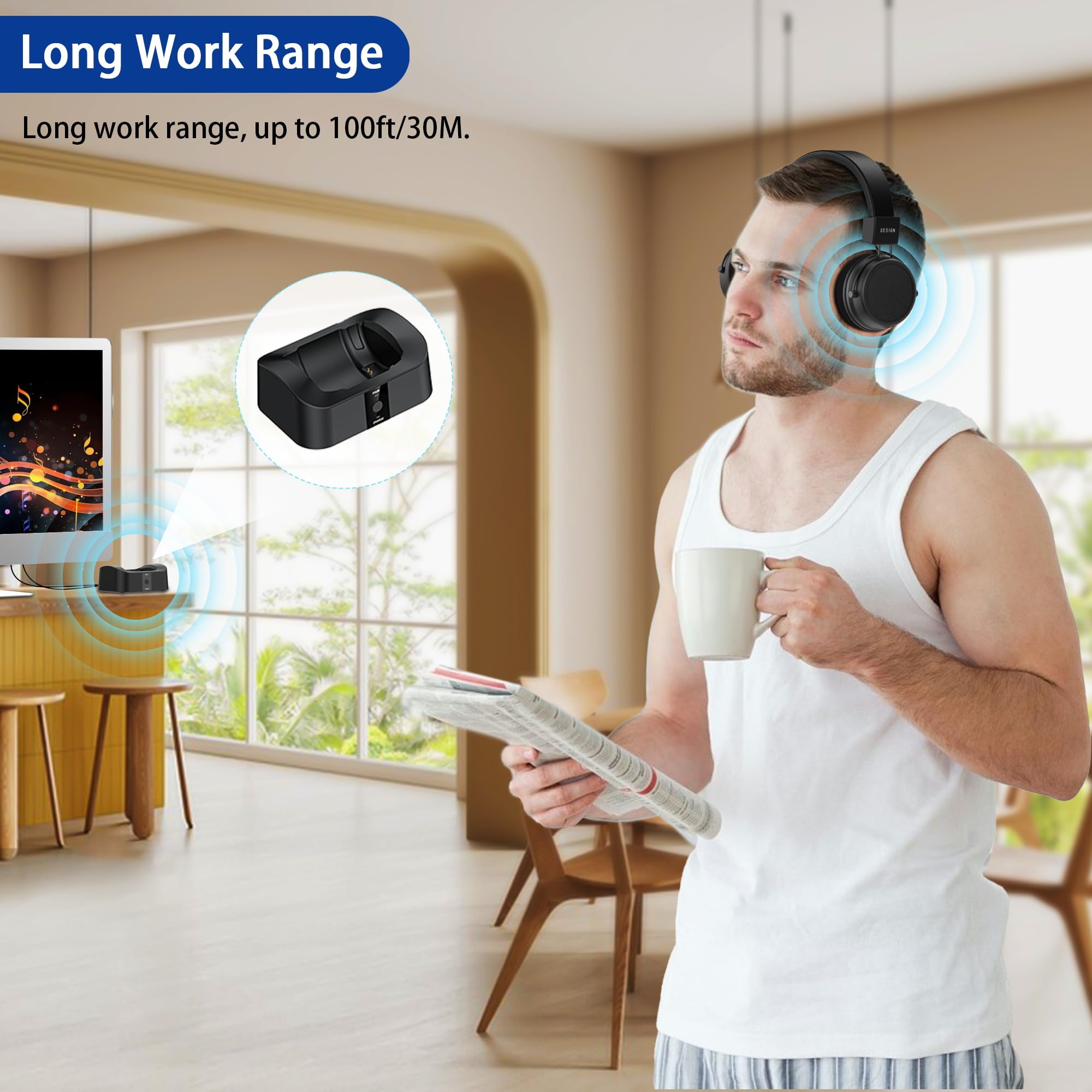 Foto 8 pulgar | Auriculares Inalámbricos Besign Bth02 Bluetooth - Venta Internacional
