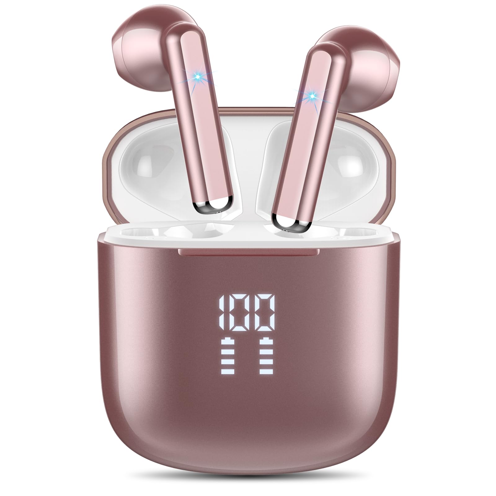 Foto 2 pulgar | Auriculares Inalámbricos Oyib Md058a Bluetooth 5.3 Oro Rosa - Venta Internacional