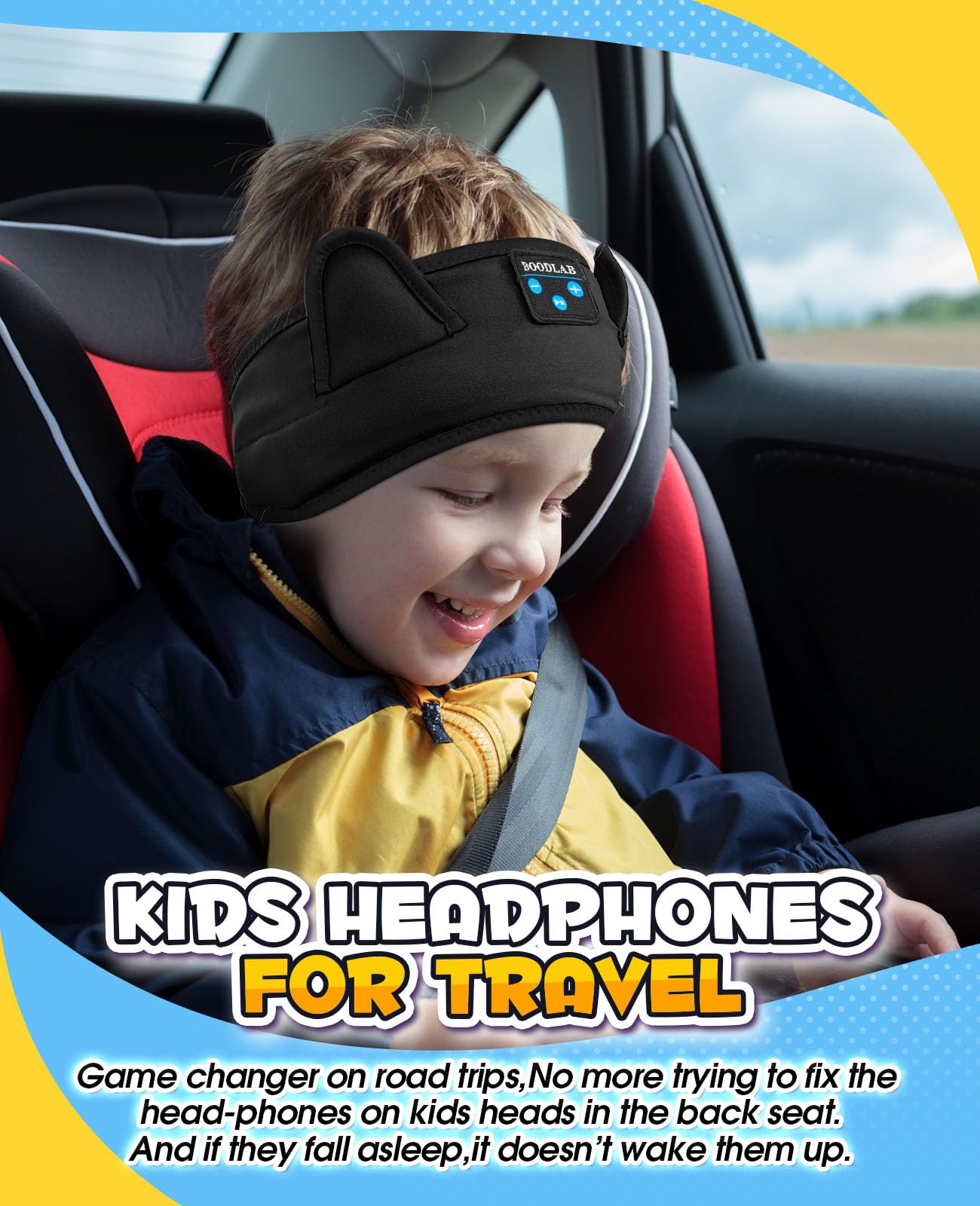 Foto 3 pulgar | Tiara para Dormir Boodlab con Audífonos-Venta Internacional