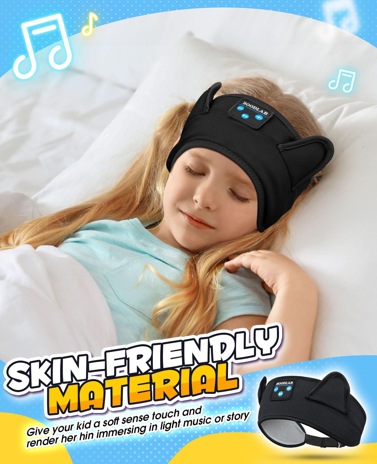 Foto 6 pulgar | Tiara para Dormir Boodlab con Audífonos-Venta Internacional