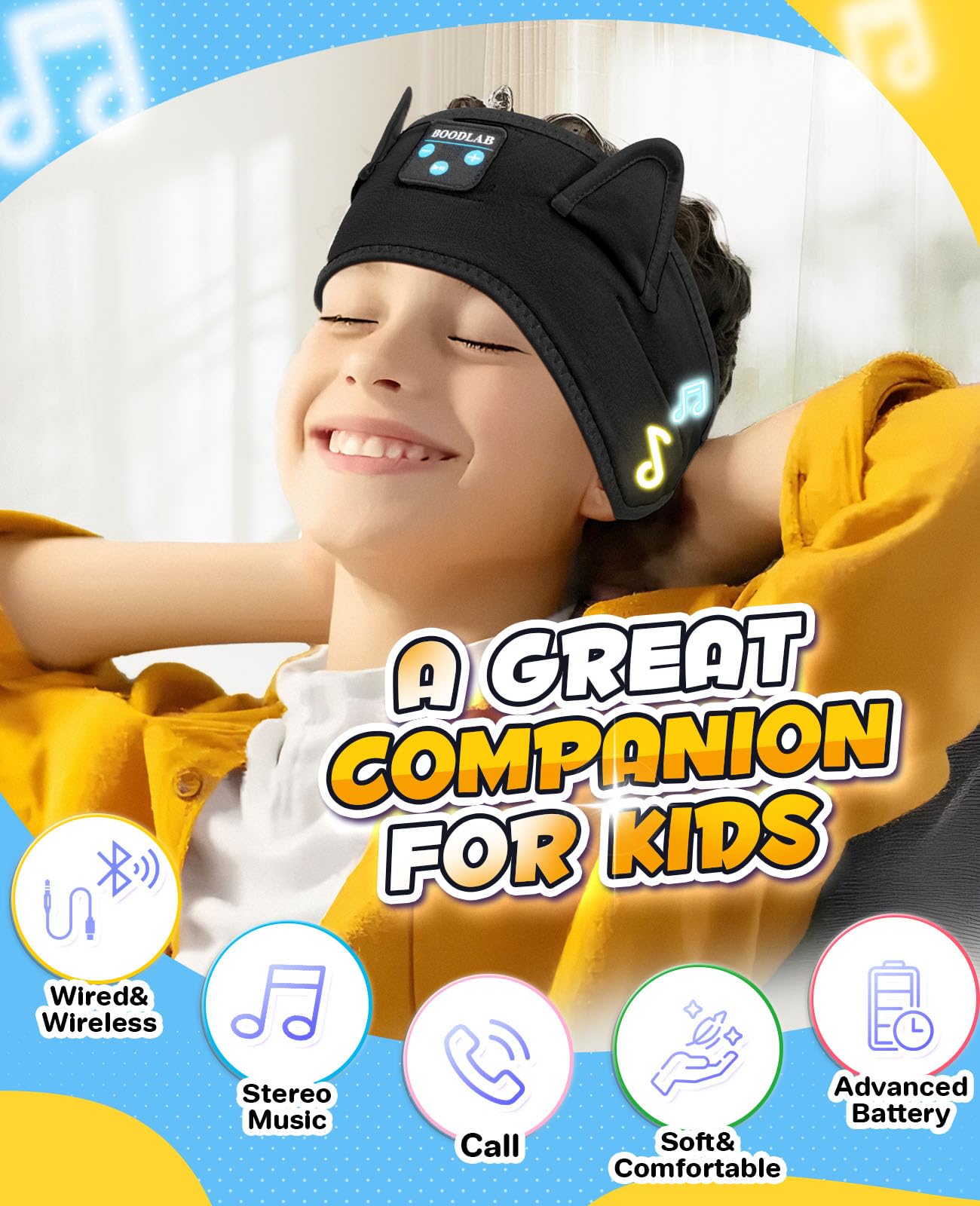 Foto 7 pulgar | Tiara para Dormir Boodlab con Audífonos-Venta Internacional