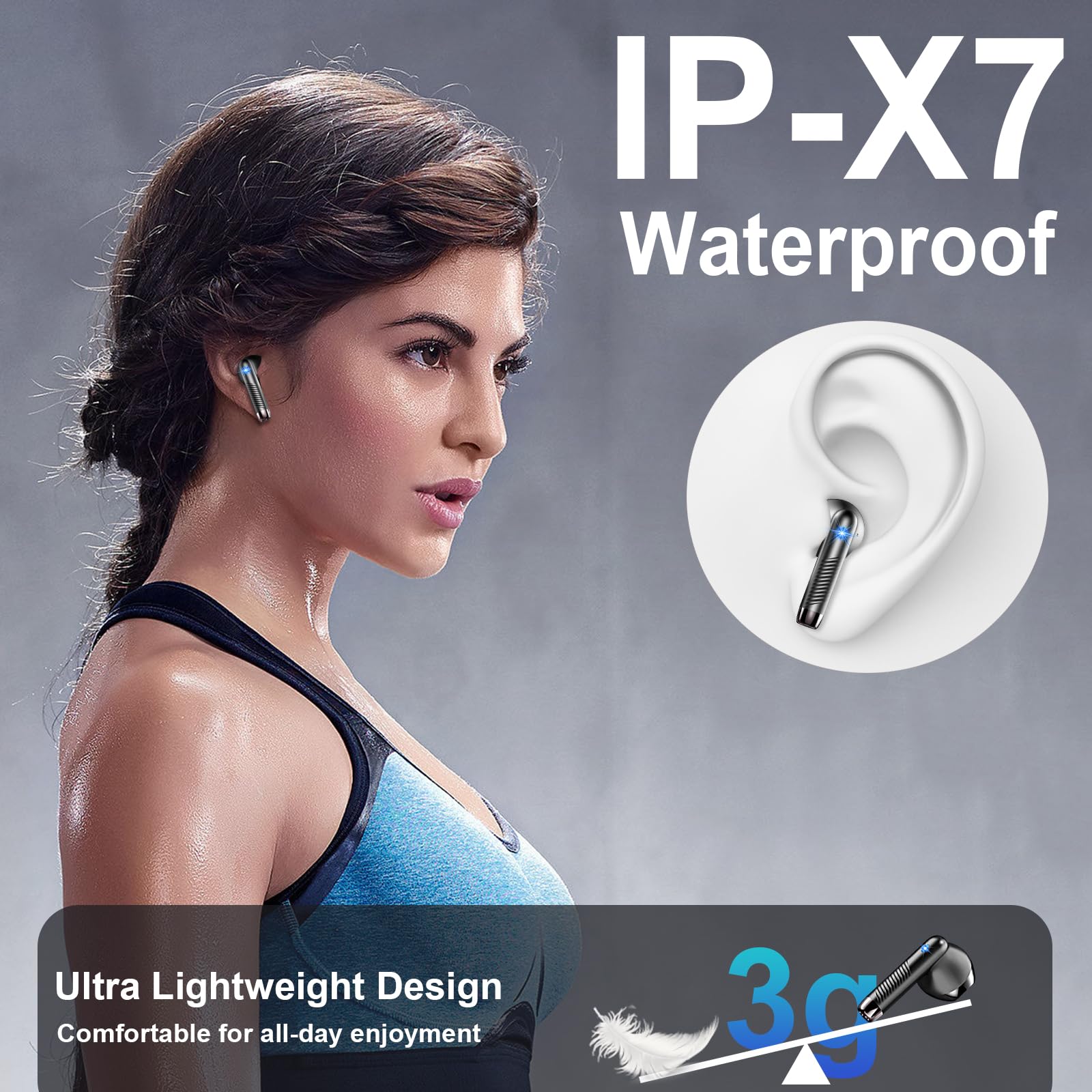 Foto 7 pulgar | Audífonos True Wireless Drsaec con Bluetooth-Venta Internacional