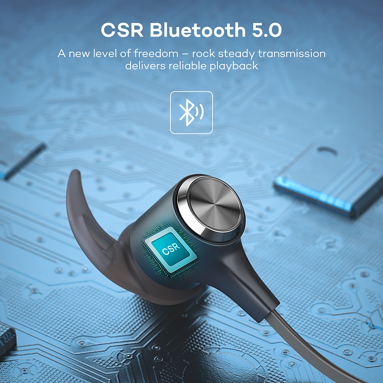 Foto 7 pulgar | Auriculares Inalámbricos Boltune Bt-bh001 Bluetooth 5.0 Gris - Venta Internacional.