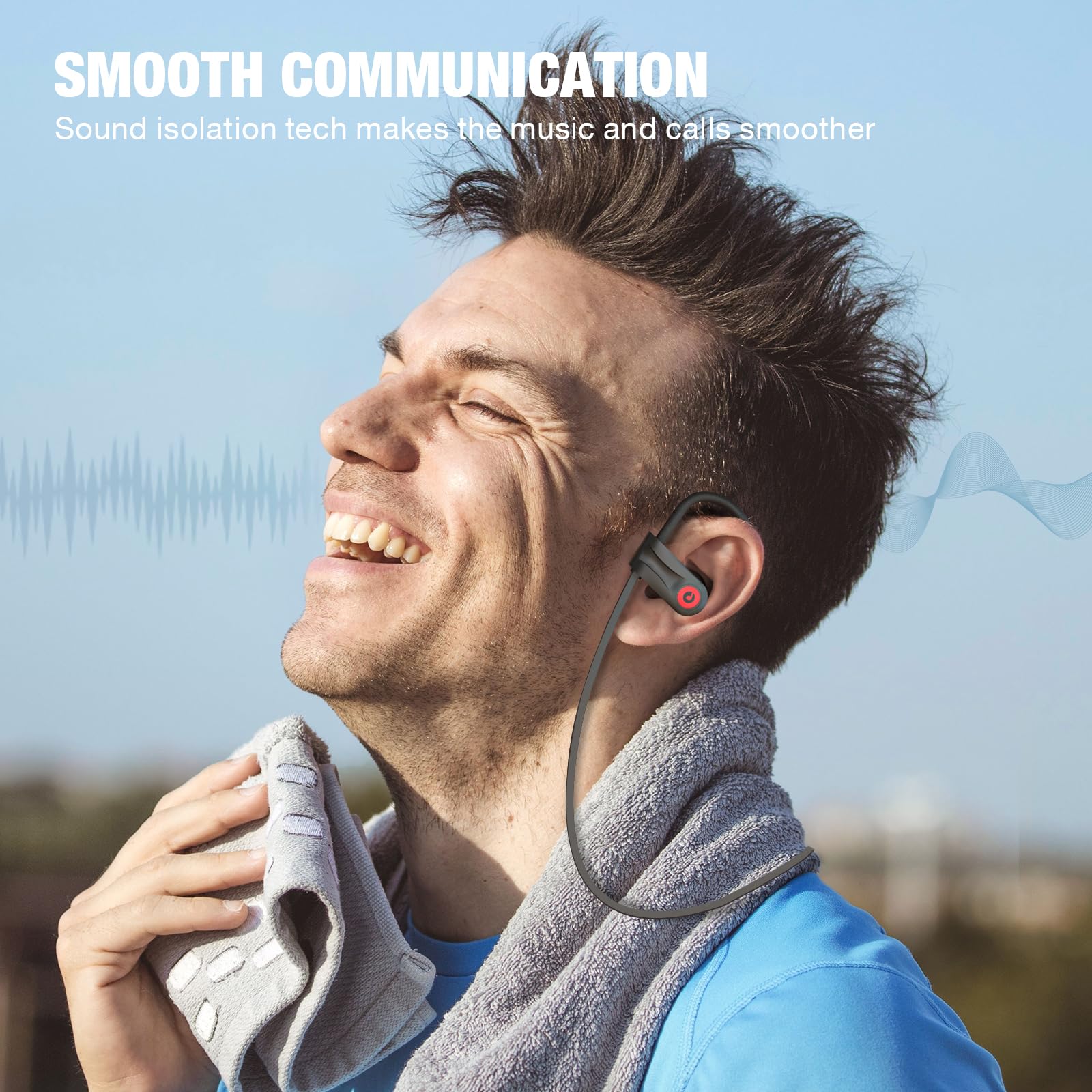 Foto 7 | Auriculares Bluetooth Inalámbricos Boean 16h Playtime Ipx7 - Venta Internacional.