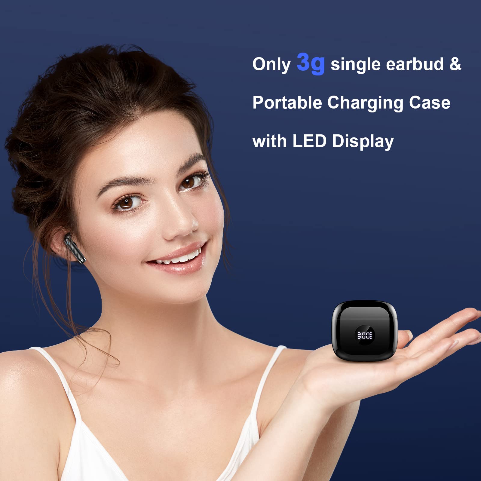 Foto 6 | Auriculares Inalámbricos Jxrev Bluetooth 5.4 Con Cancelación De Ruido De 40 Horas De Reproducción - Venta Internacion