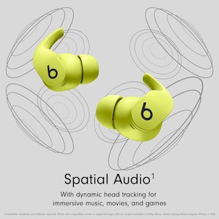 Foto 3 | Auriculares Inalámbricos con Cancelación de Ruido Beats Fit Pro Volt Amarillo - Venta Internacional