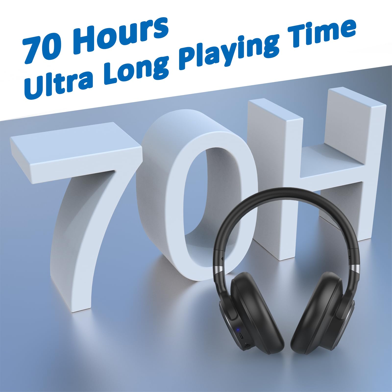 Foto 4 pulgar | Auriculares Kvidio Con Cancelación Activa De Ruido, 70 Horas De Reproducción - Venta Internacional.