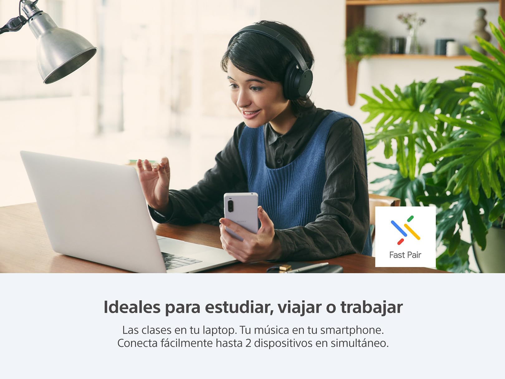 Foto 7 | Auriculares Inalámbricos Con Cancelación De Ruido Sony Wh-ch720nb Negros - Venta Internacional.