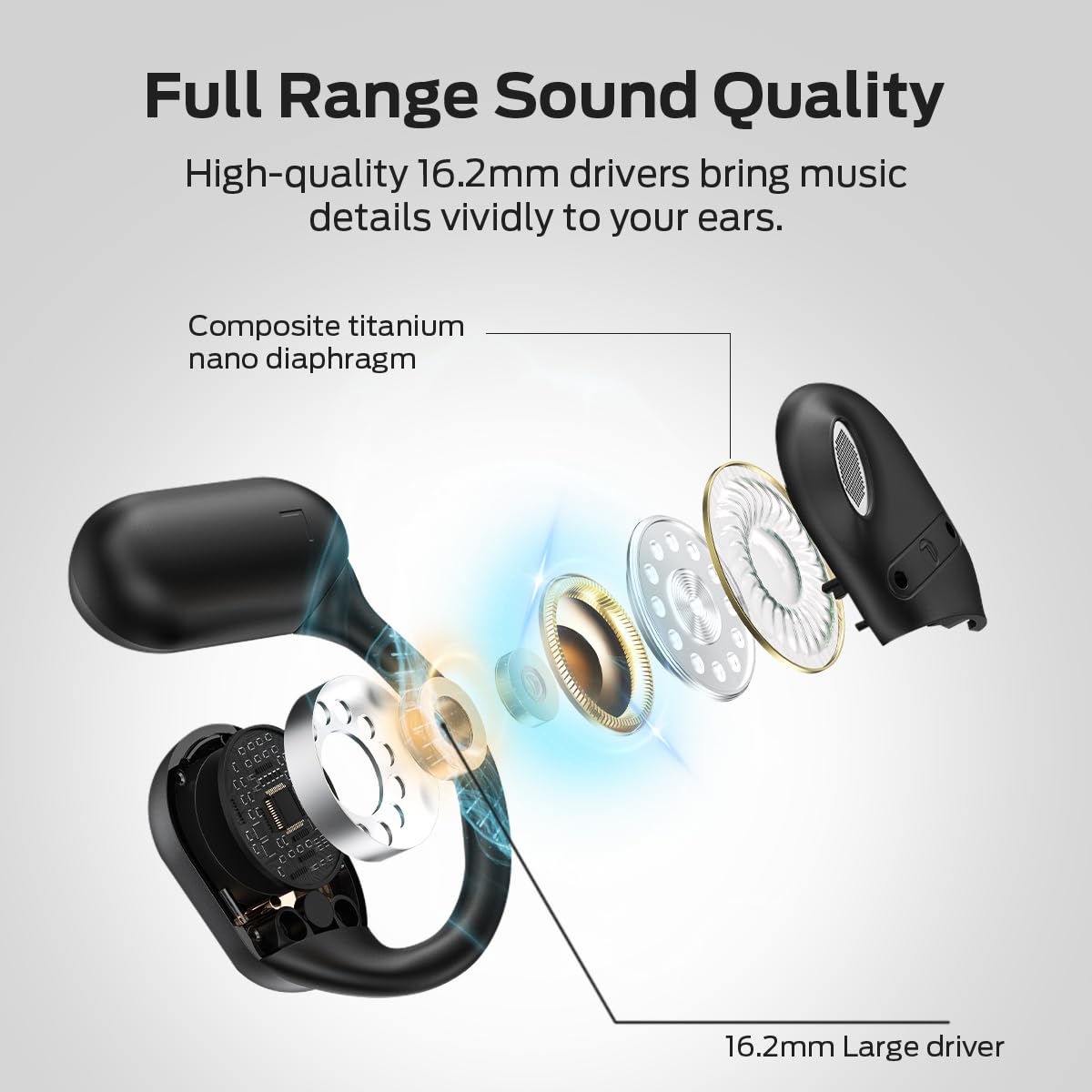 Foto 2 | Auriculares Inalámbricos Abiertos Monster Open Touch Pro 100 Negros - Venta Internacional.