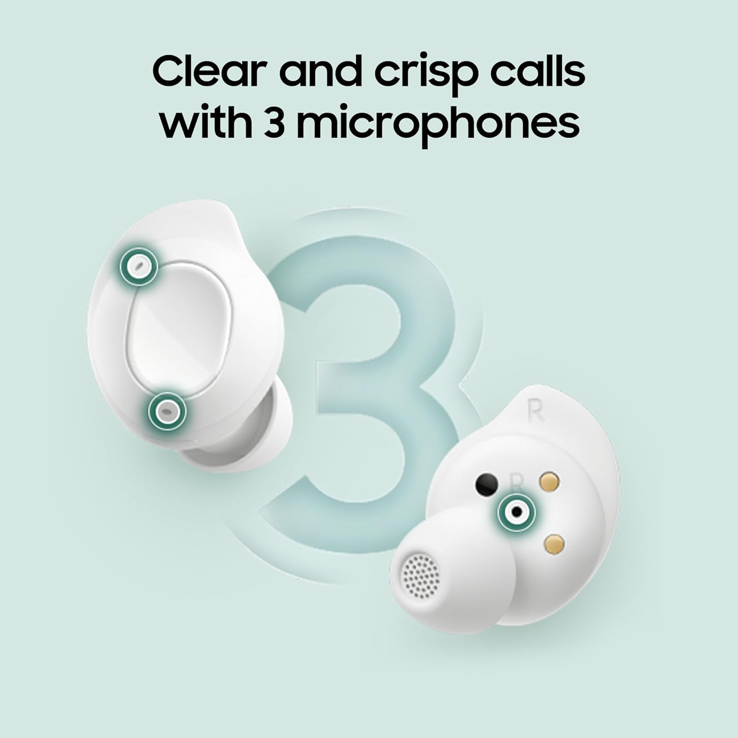 Foto 3 pulgar | Auriculares Samsung Galaxy Buds Fan Edition (fe) Sm-r400 Blancos - Venta Internacional.
