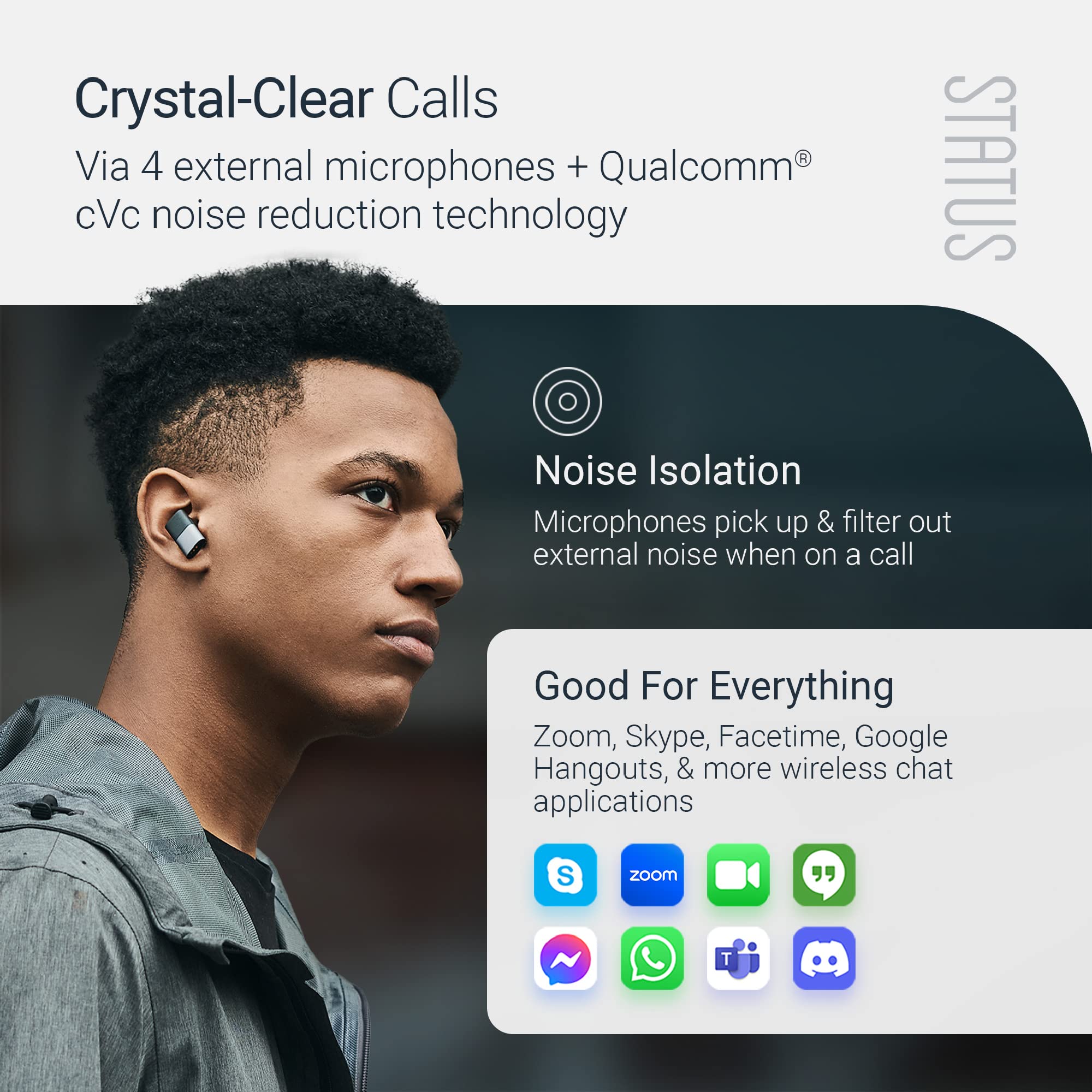 Foto 5 | Auriculares Inalámbricos Status Audio Between Pro Con Batería De 12+36 H - Venta Internacional.