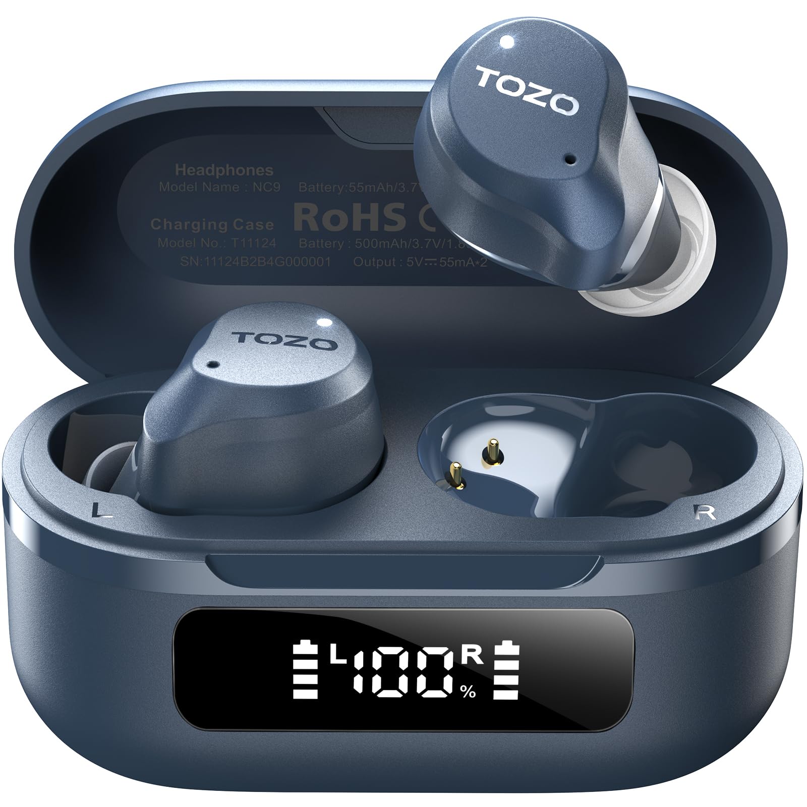 Foto 2 pulgar | Auriculares Inalámbricos Tozo Hybrid Con Cancelación Activa De Ruido, 59 Horas De Reproducción - Venta Internacional.