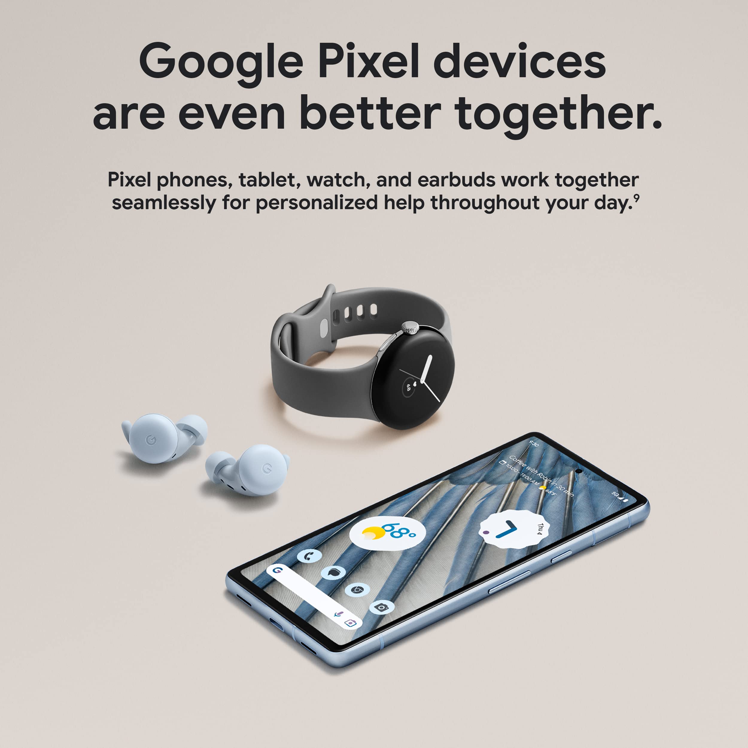 Foto 7 pulgar | Auriculares Inalámbricos Google Pixel Buds Serie A Sea Android - Venta Internacional.