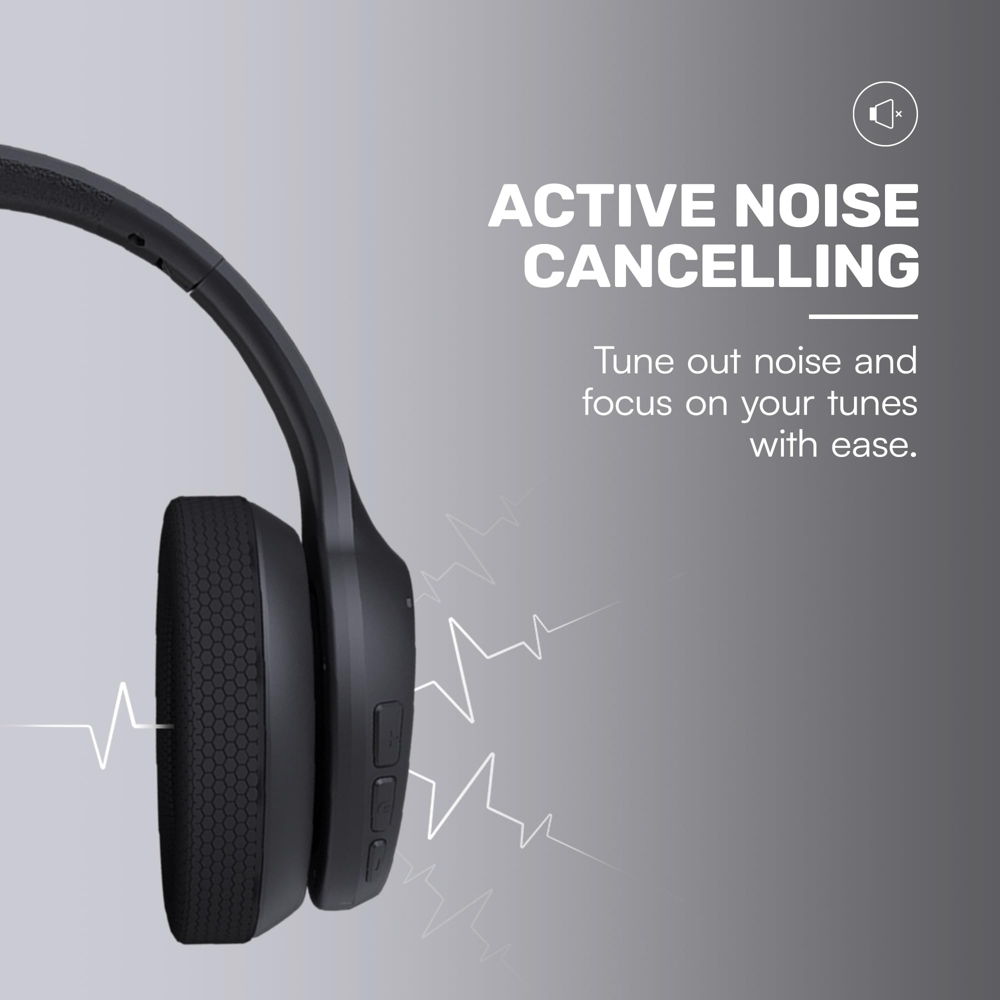Foto 4 pulgar | Auriculares Supraaurales Inalámbricos De Fitness Raycon 45h Con Batería Negra - Venta Internacional.
