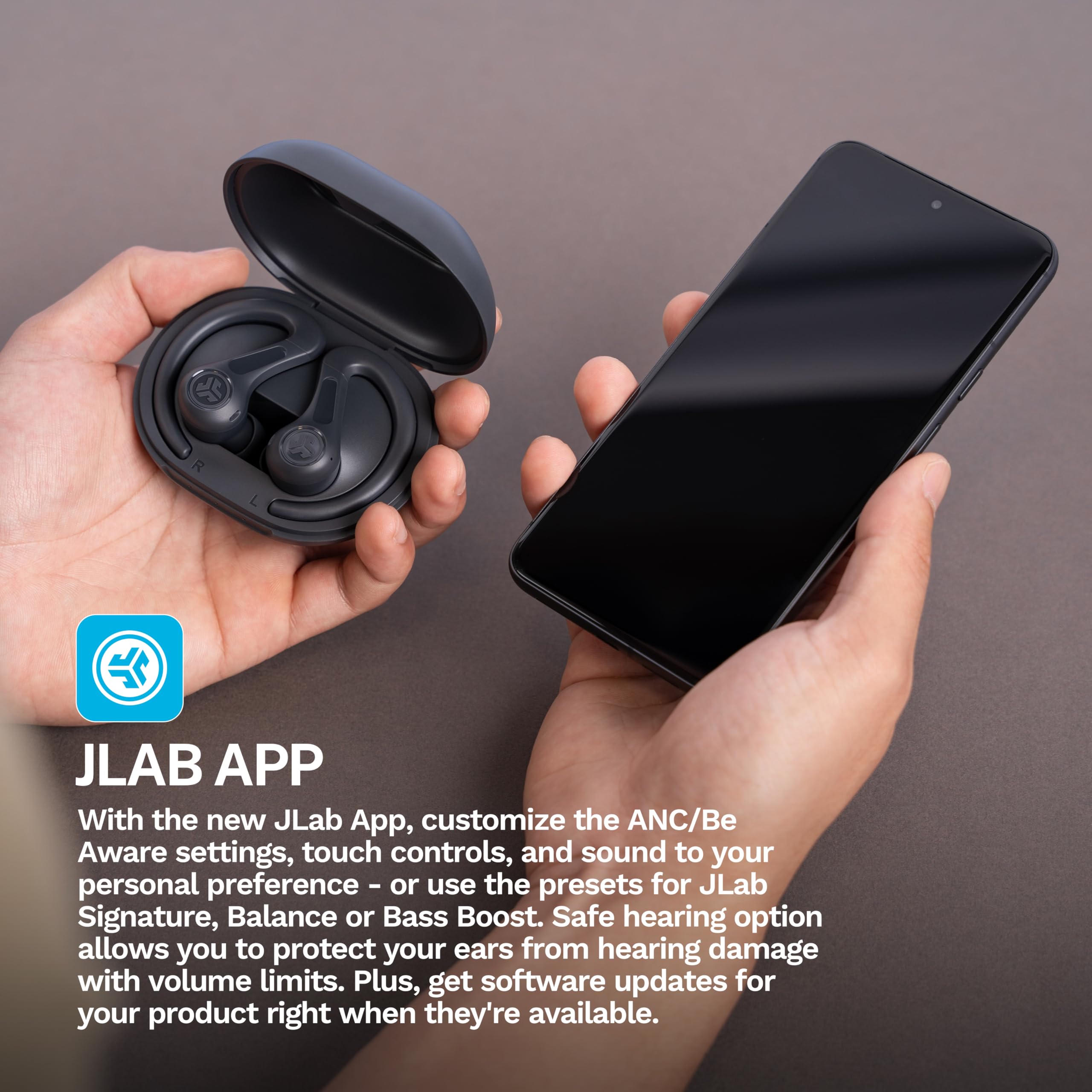 Foto 7 pulgar | Auriculares Inalámbricos Bluetooth Jlab Jbuds Sport Anc 4 Con Funda - Venta Internacional.