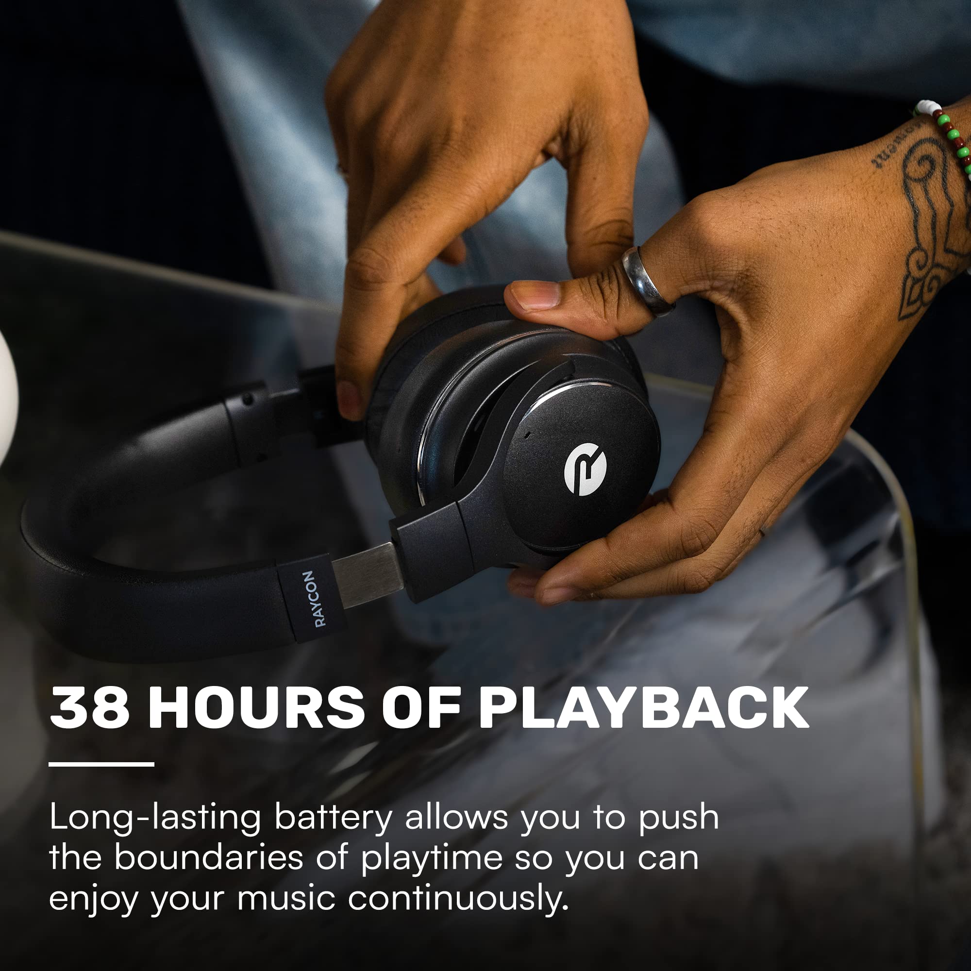 Foto 6 pulgar | Auriculares Supraaurales Inalámbricos Bluetooth Raycon Everyday - Venta Internacional.